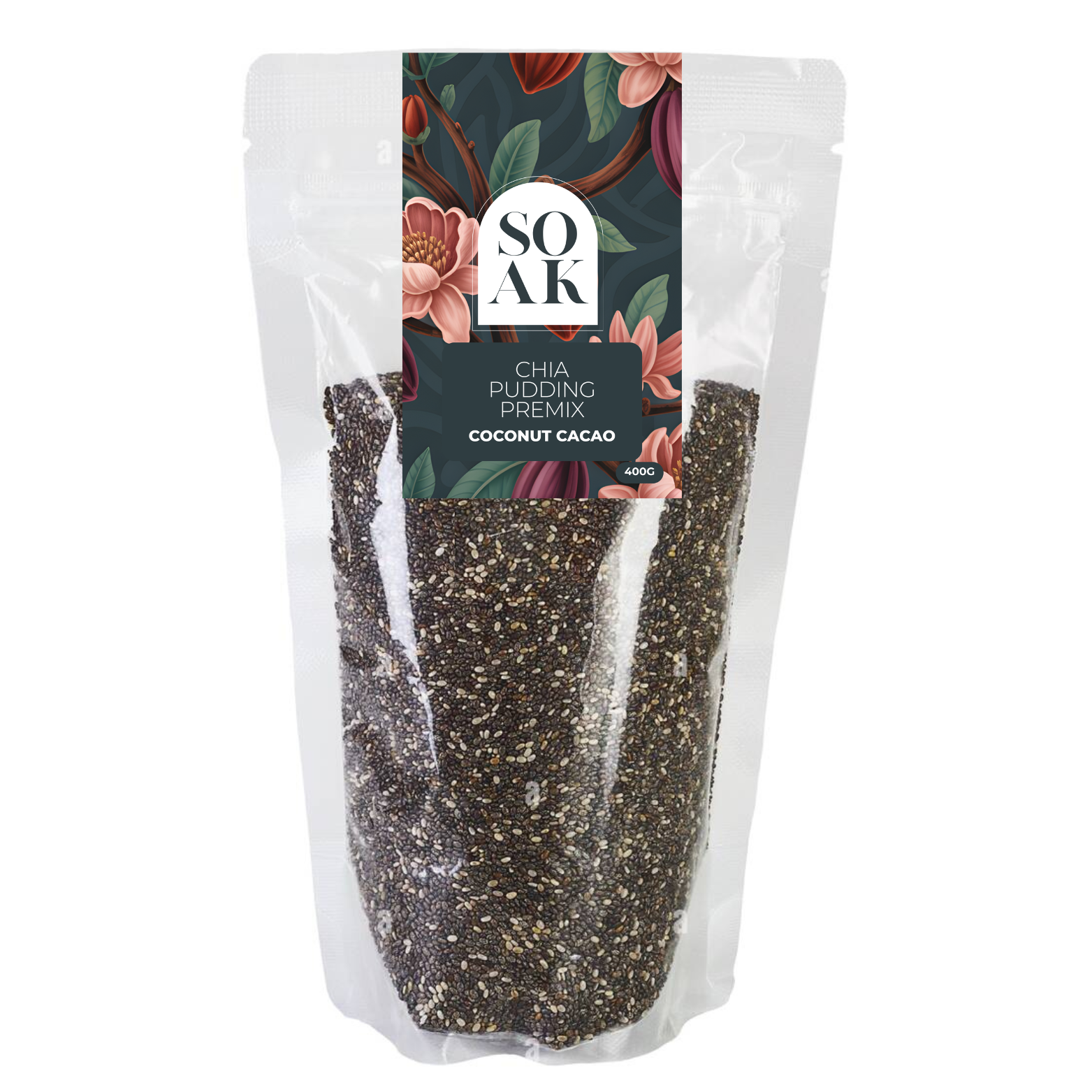 SOAK - Chia Pudding Premix Coconut Cacao 400g