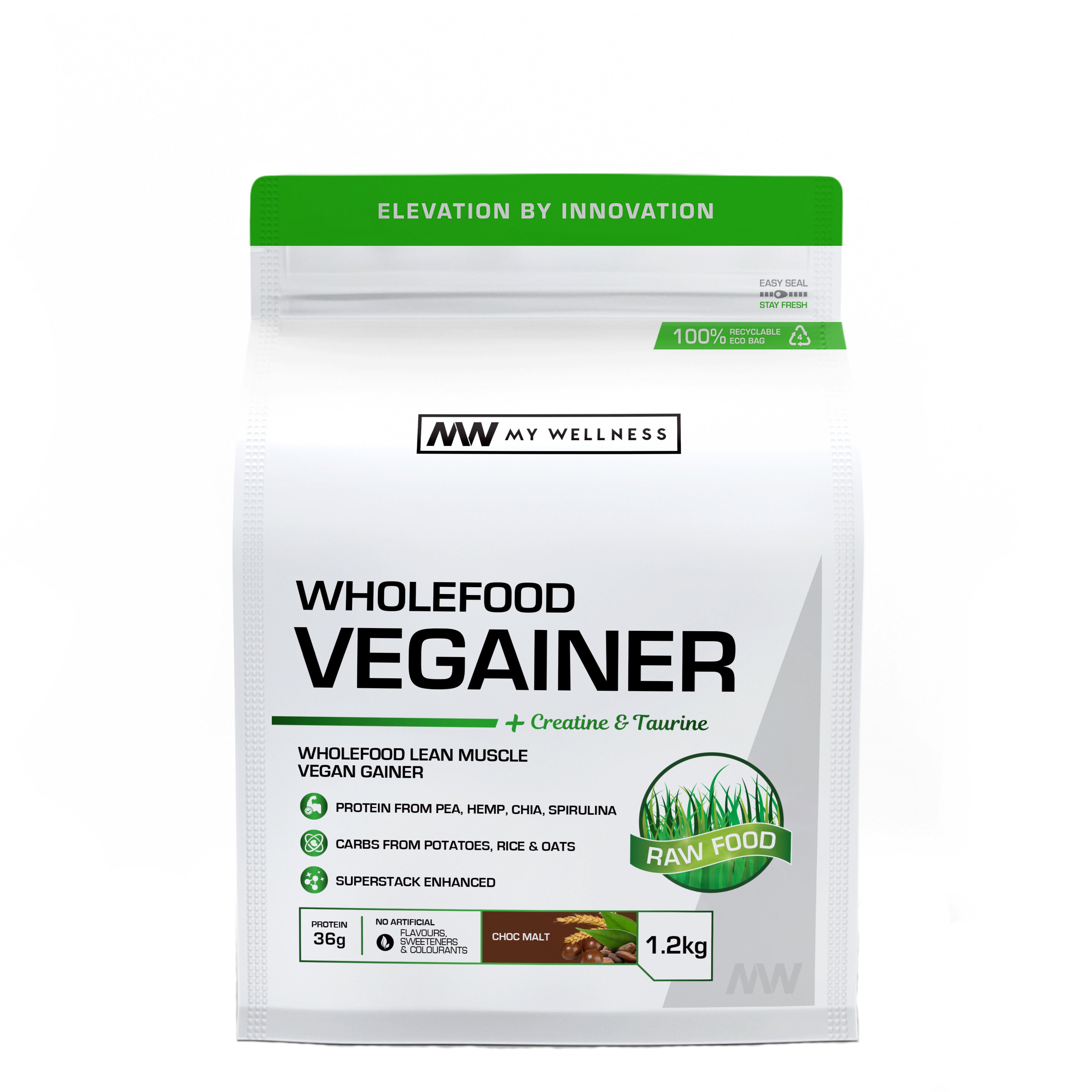 My Wellness - Wholefood Vegainer Chock Malt 1.2kg