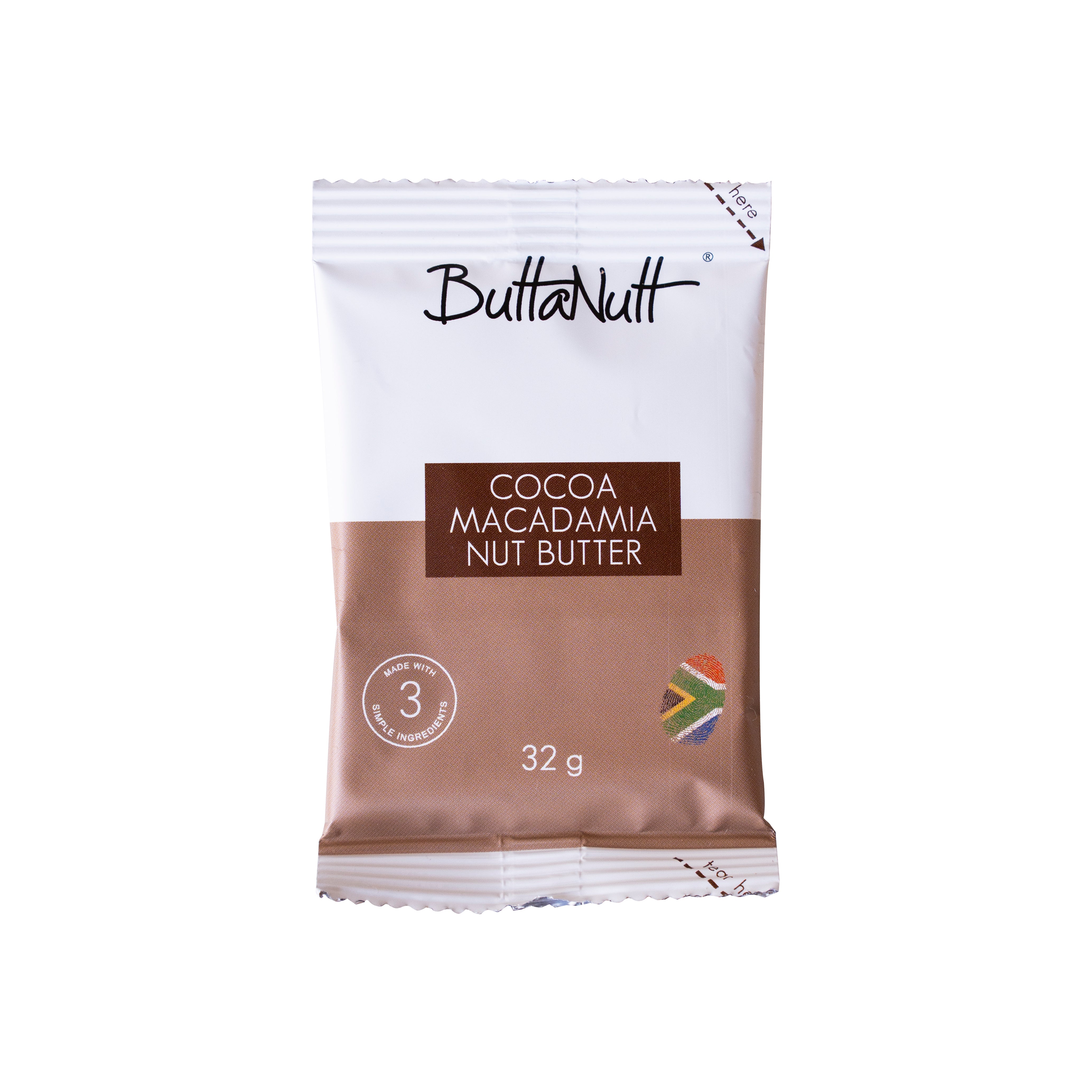 ButtaNutt - Cocoa Macadamia Nut Butter Sachet 32g