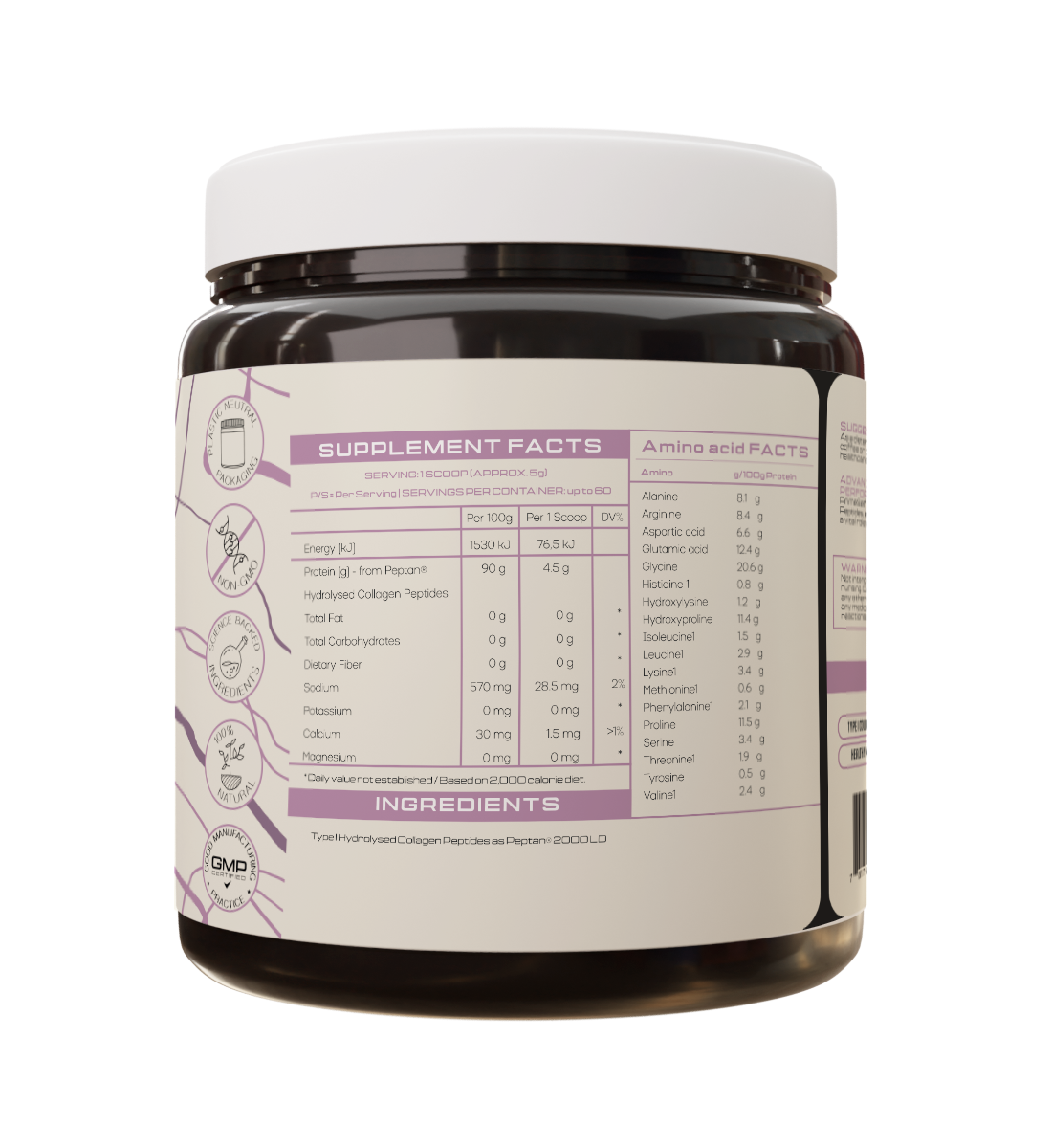 PrimeSelf - Collagen Peptides Unflavoured 300g