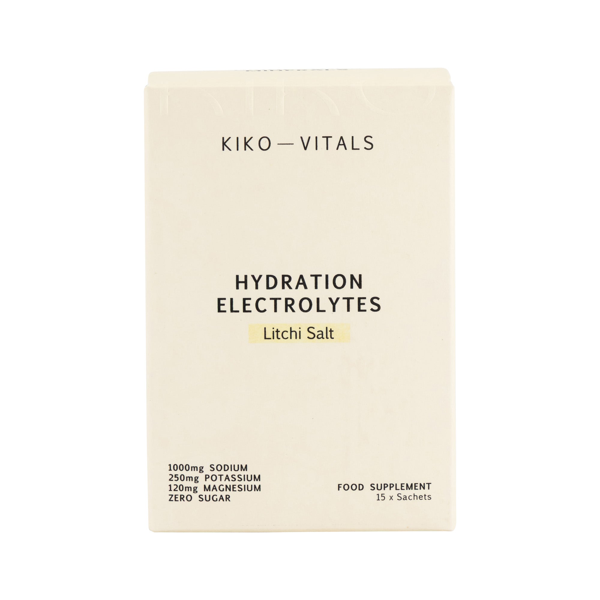 Kiko-Vitals - Hydration Electrolytes Litchi Salt 15 x 5.9g