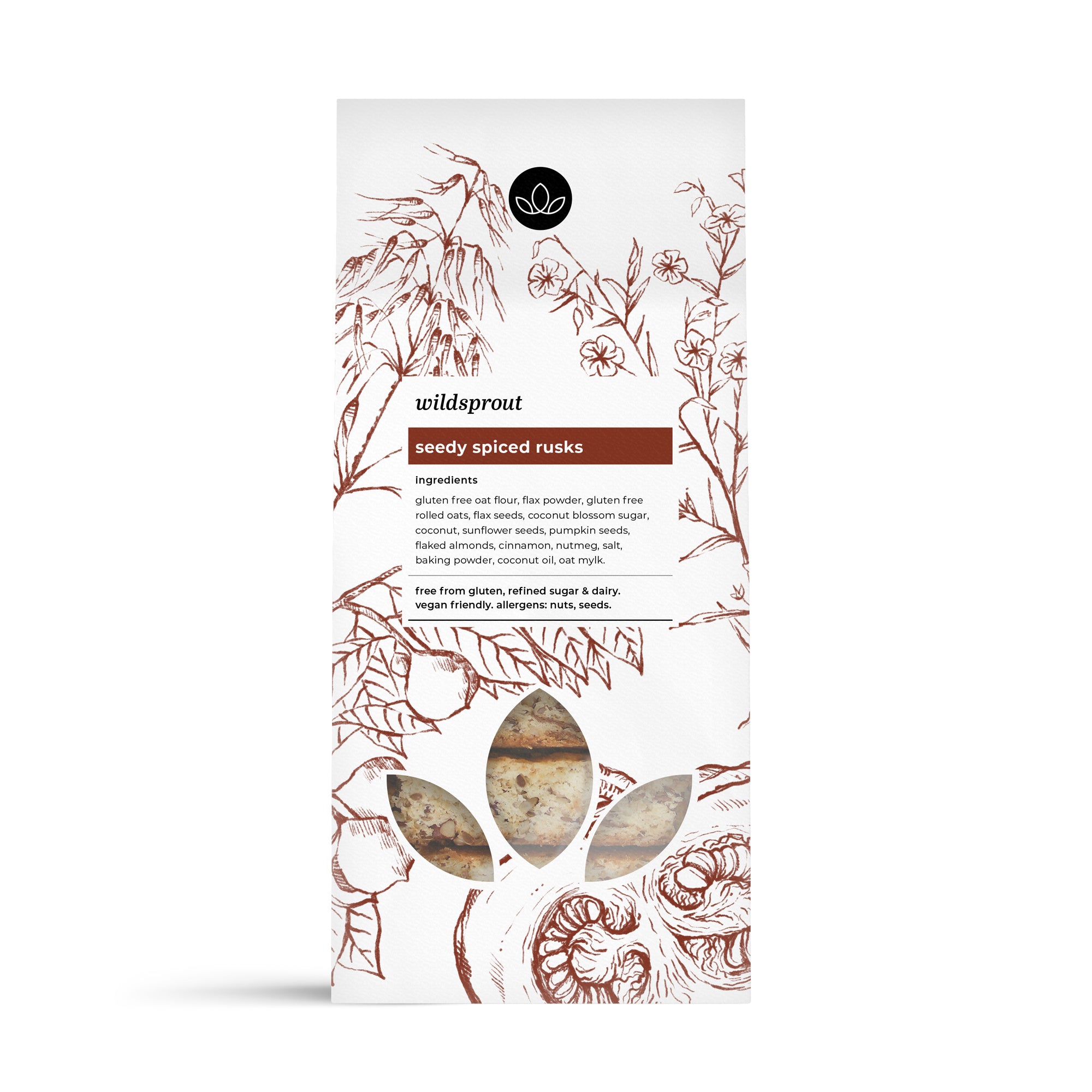Wildsprout - Rusks Seedy Spiced 420g