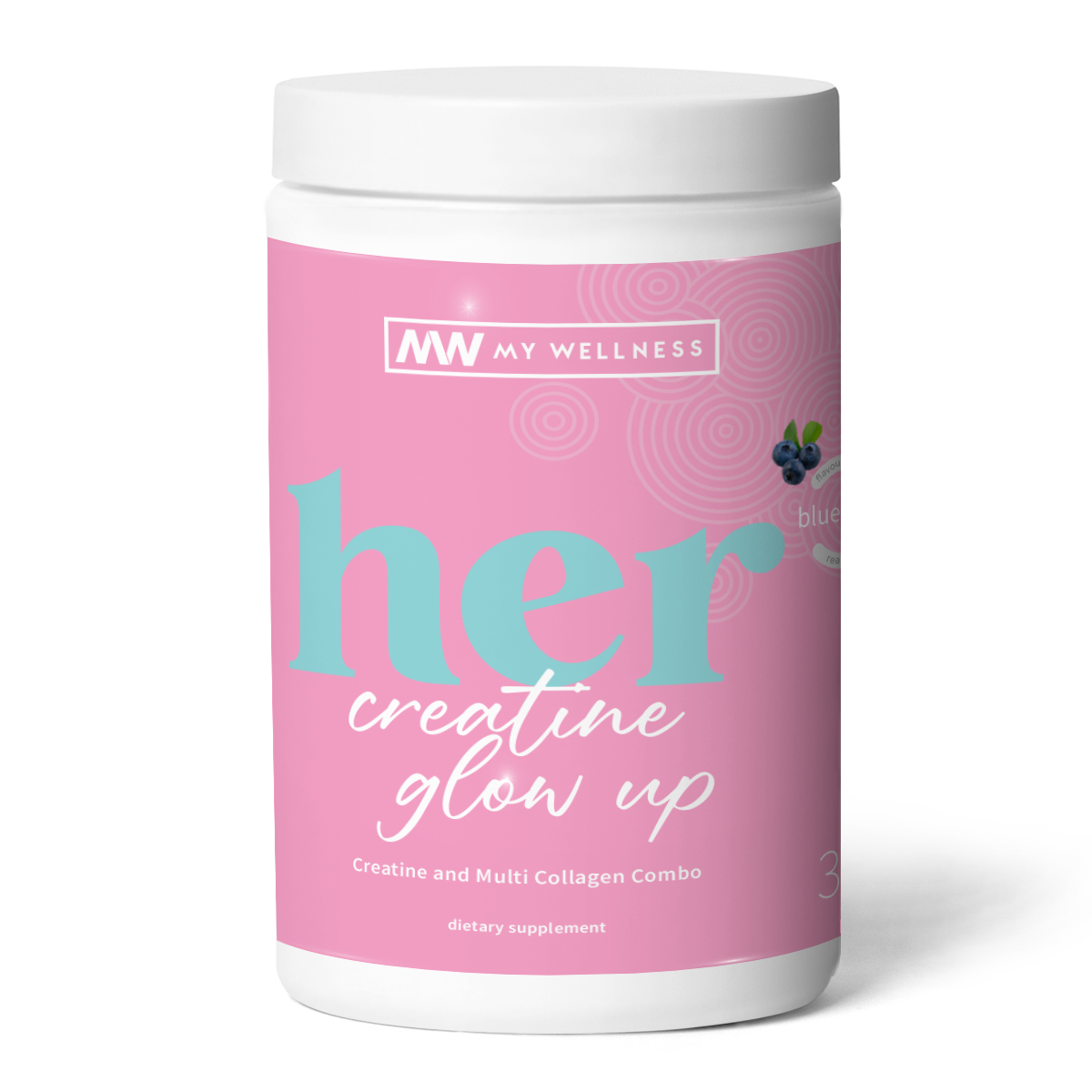 My Wellness - HER Creatine Glow Up Blueberry 300g