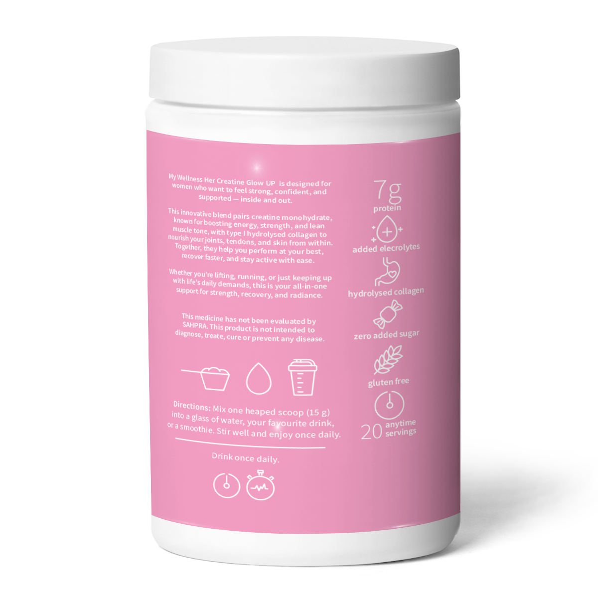 My Wellness - HER Creatine Glow Up Unflavoured 300g