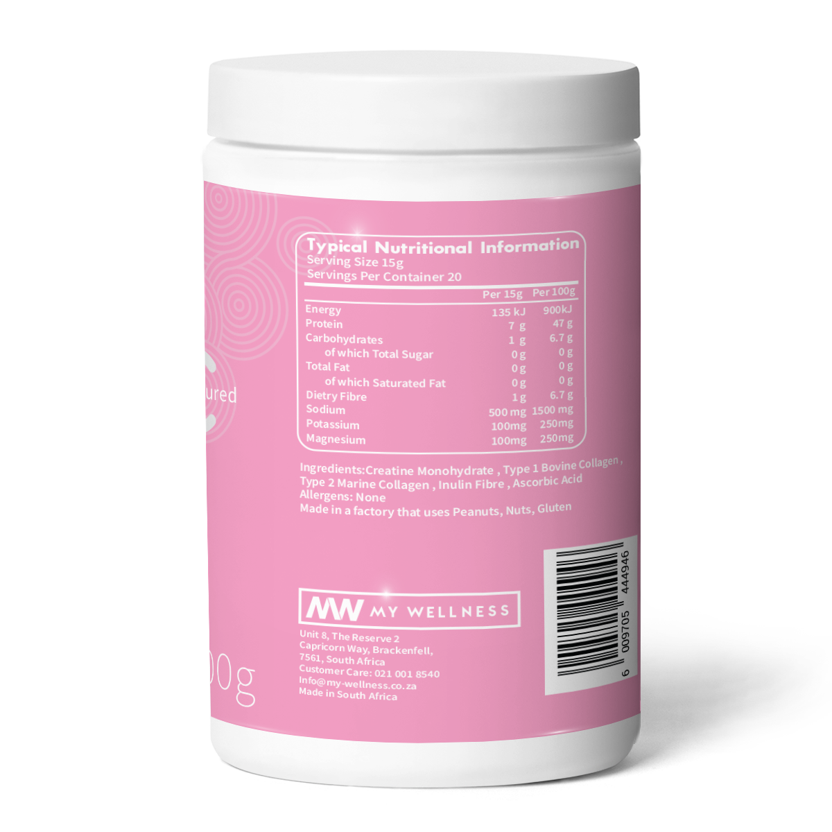 My Wellness - HER Creatine Glow Up Unflavoured 300g