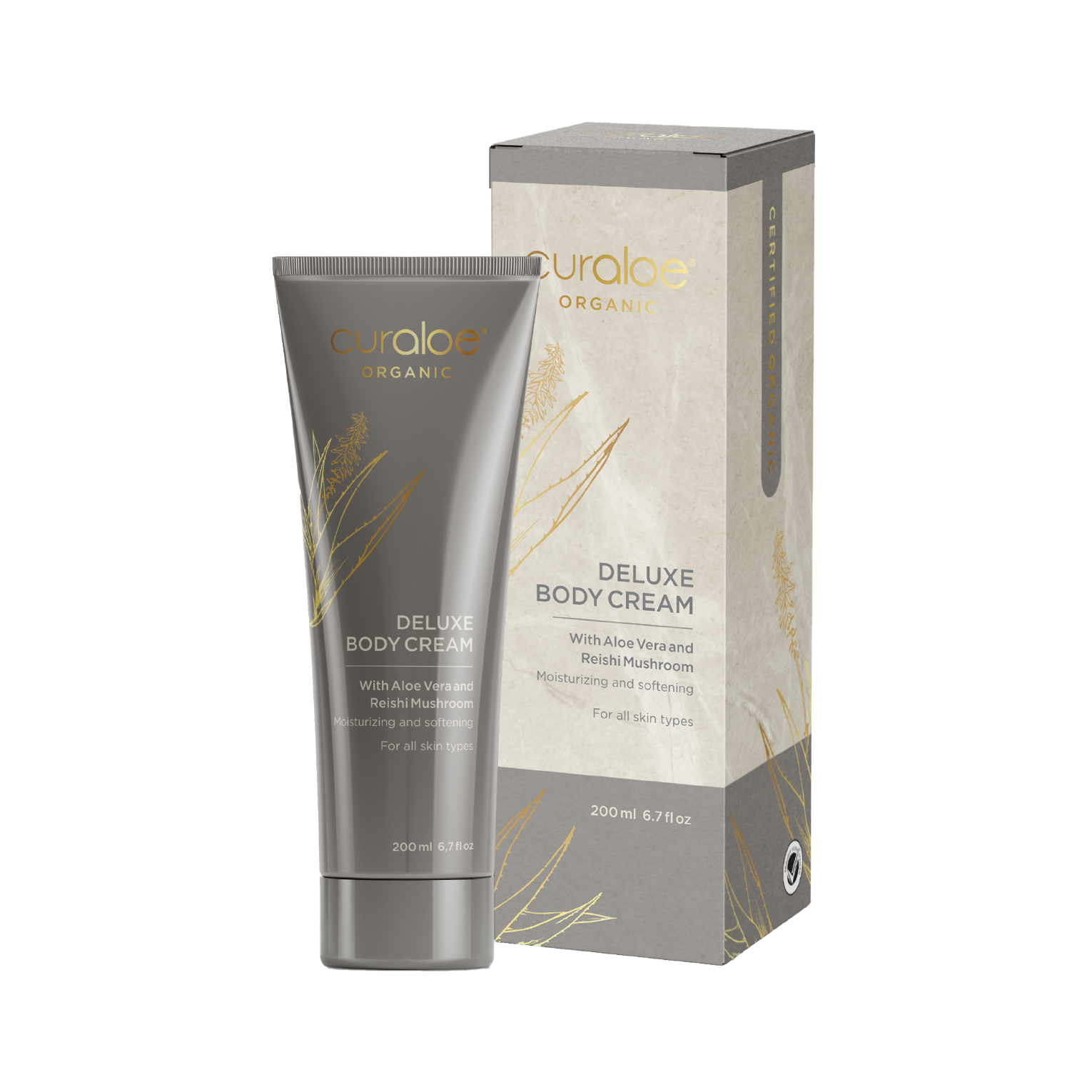 Curaloe - Organic Deluxe Body Cream 200ml