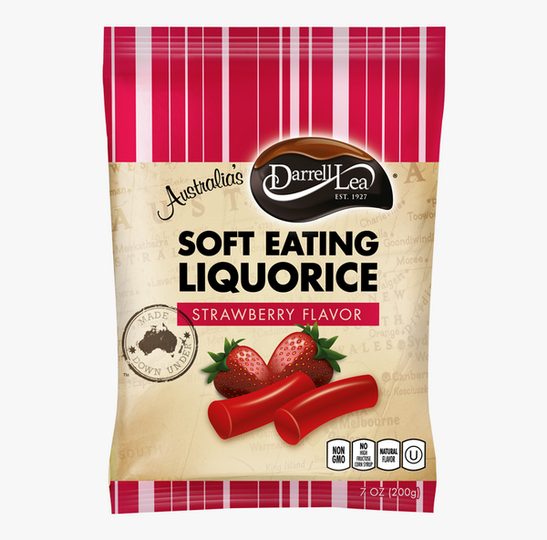Darrell Lea - Strawberry Liquorice 200g