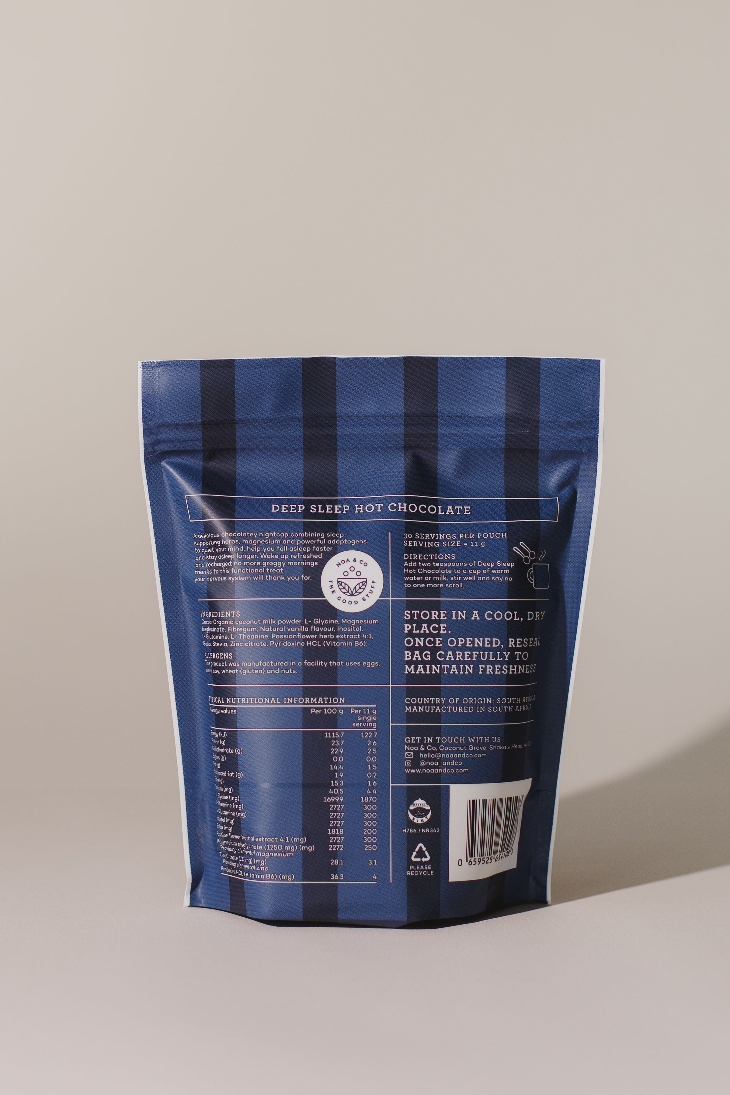 Noa and Co - Deep Sleep Hot Chocolate 340g