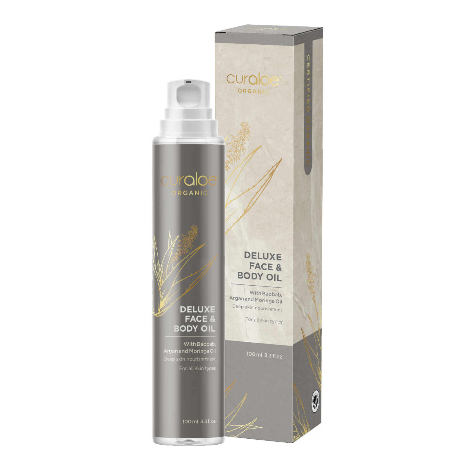 Curaloe - Organic Face & Body Oil 100ml