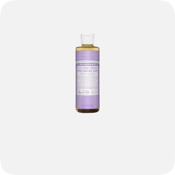 Dr Bronner Liquid 
Soap Range