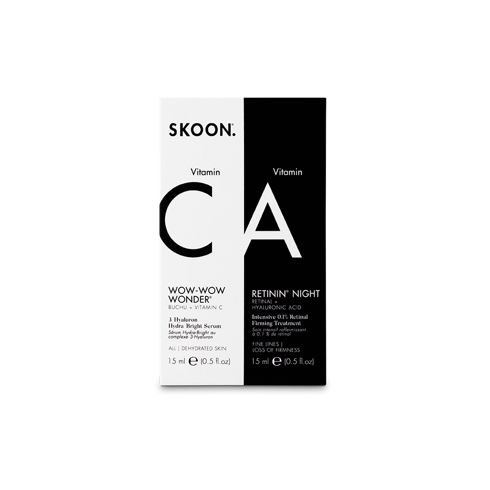 SKOON - Dream Team Duo Retinin Night 15ml + Wow Wow Wonder Serum 15ml Set