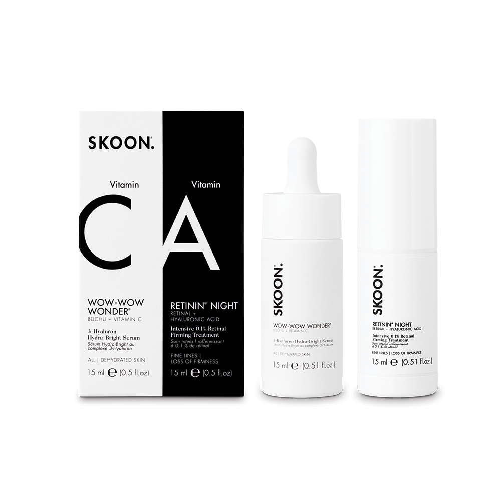 SKOON - Dream Team Duo Retinin Night 15ml + Wow Wow Wonder Serum 15ml Set