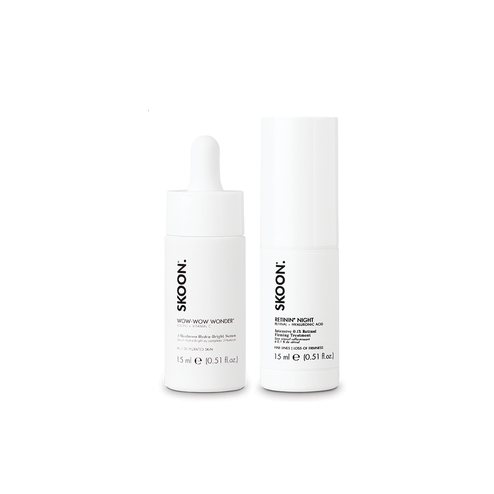 SKOON - Dream Team Duo Retinin Night 15ml + Wow Wow Wonder Serum 15ml Set