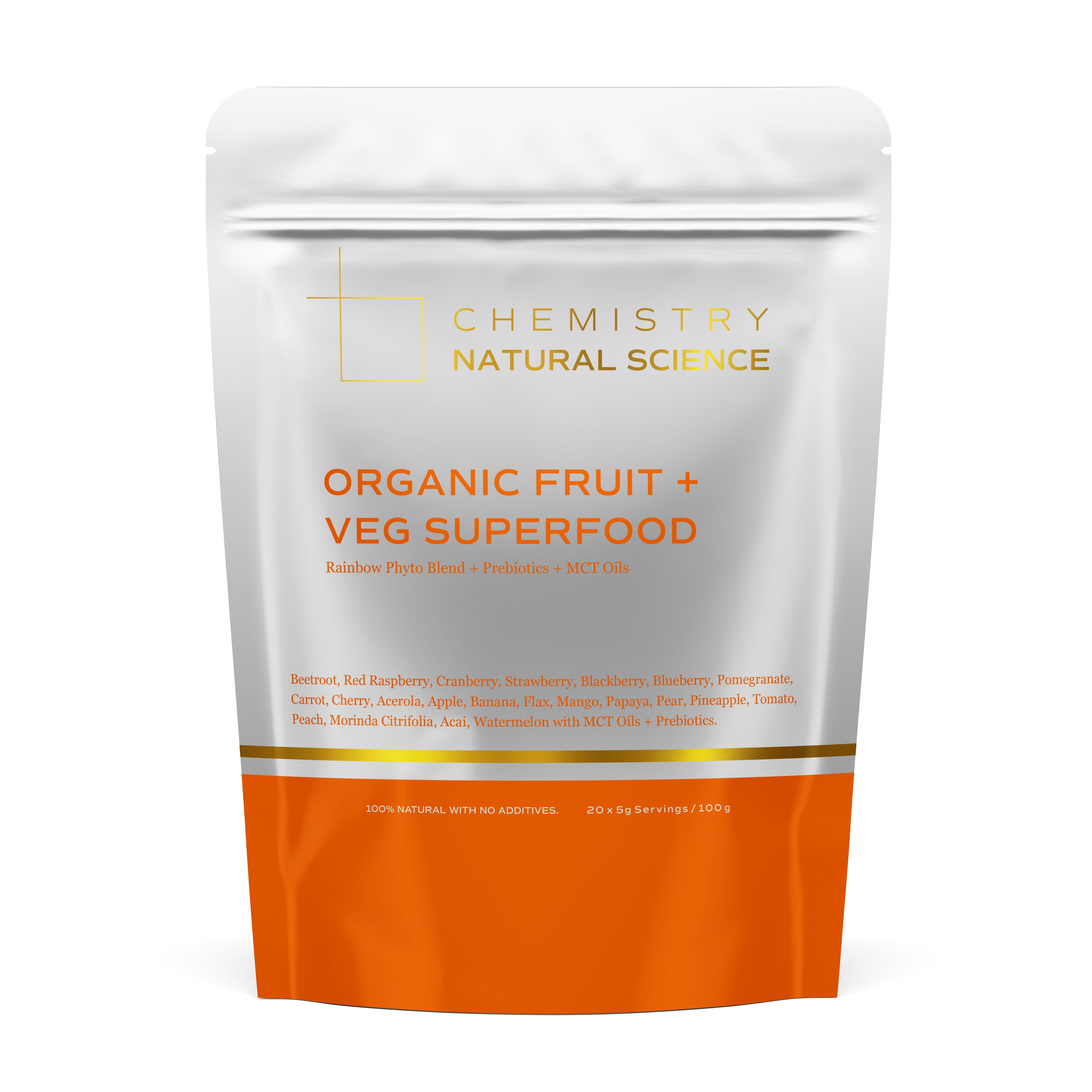 Chemistry Natural Science - Fruit + Veg Superfood Blend Organic 100g