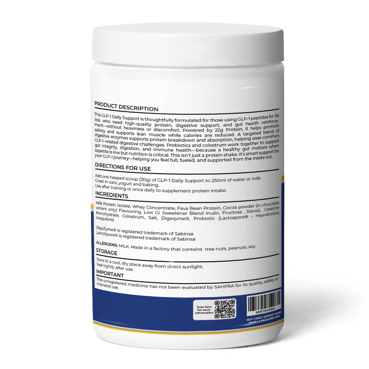 My Wellness - GLP-1 Support Shake Vanilla 750g