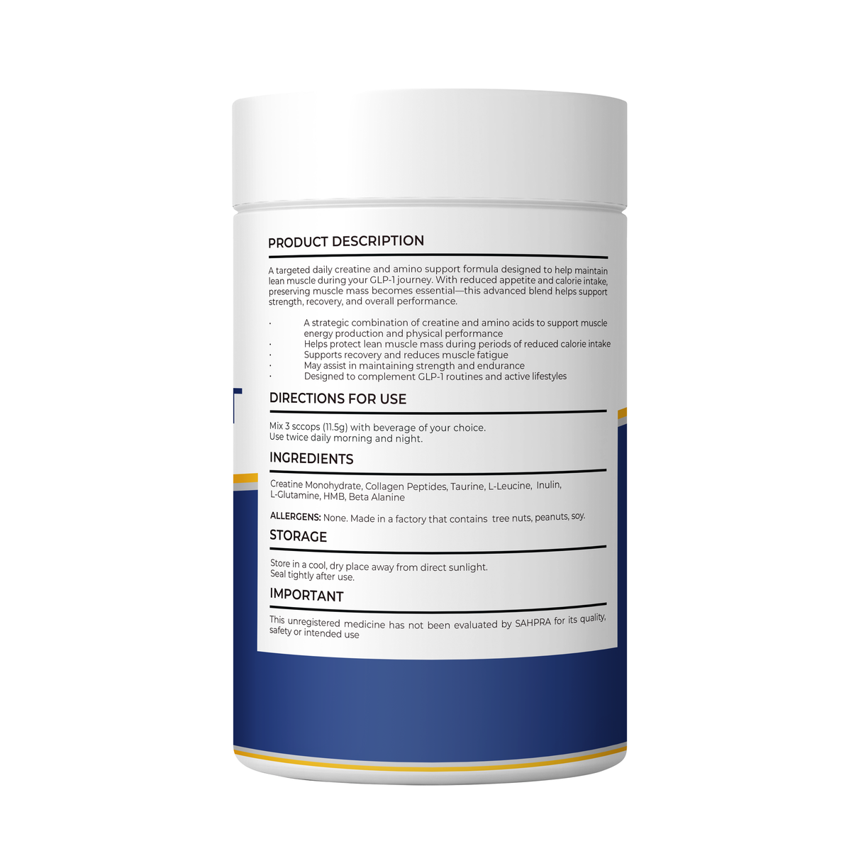 My Wellness - GLP-1 Muscle Support Creatine Complex 230g