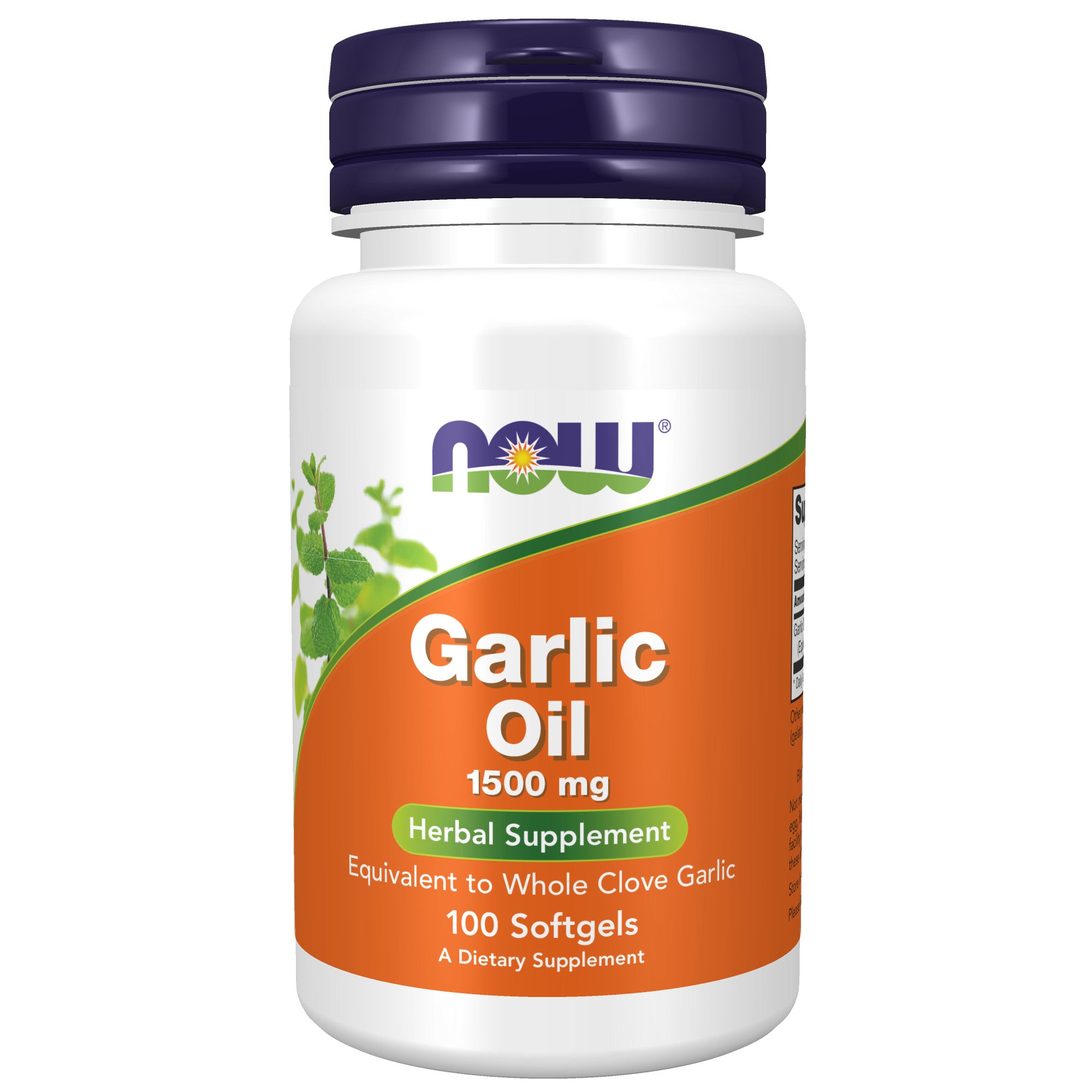 NOW - Garlic Oil 1500mg 100s