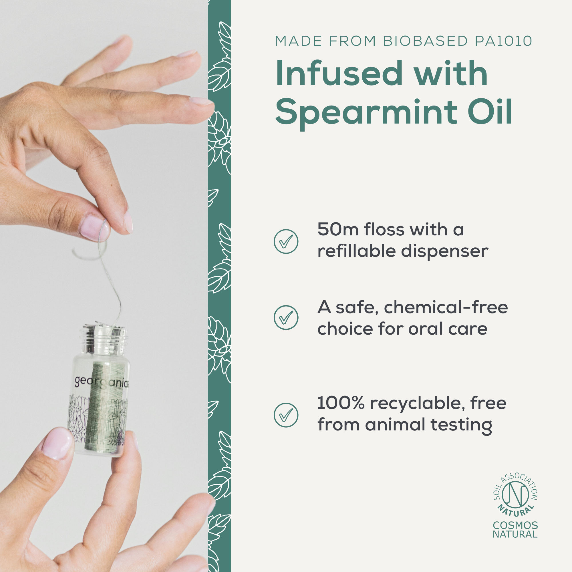 Georganics - Floss Spearmint 50m