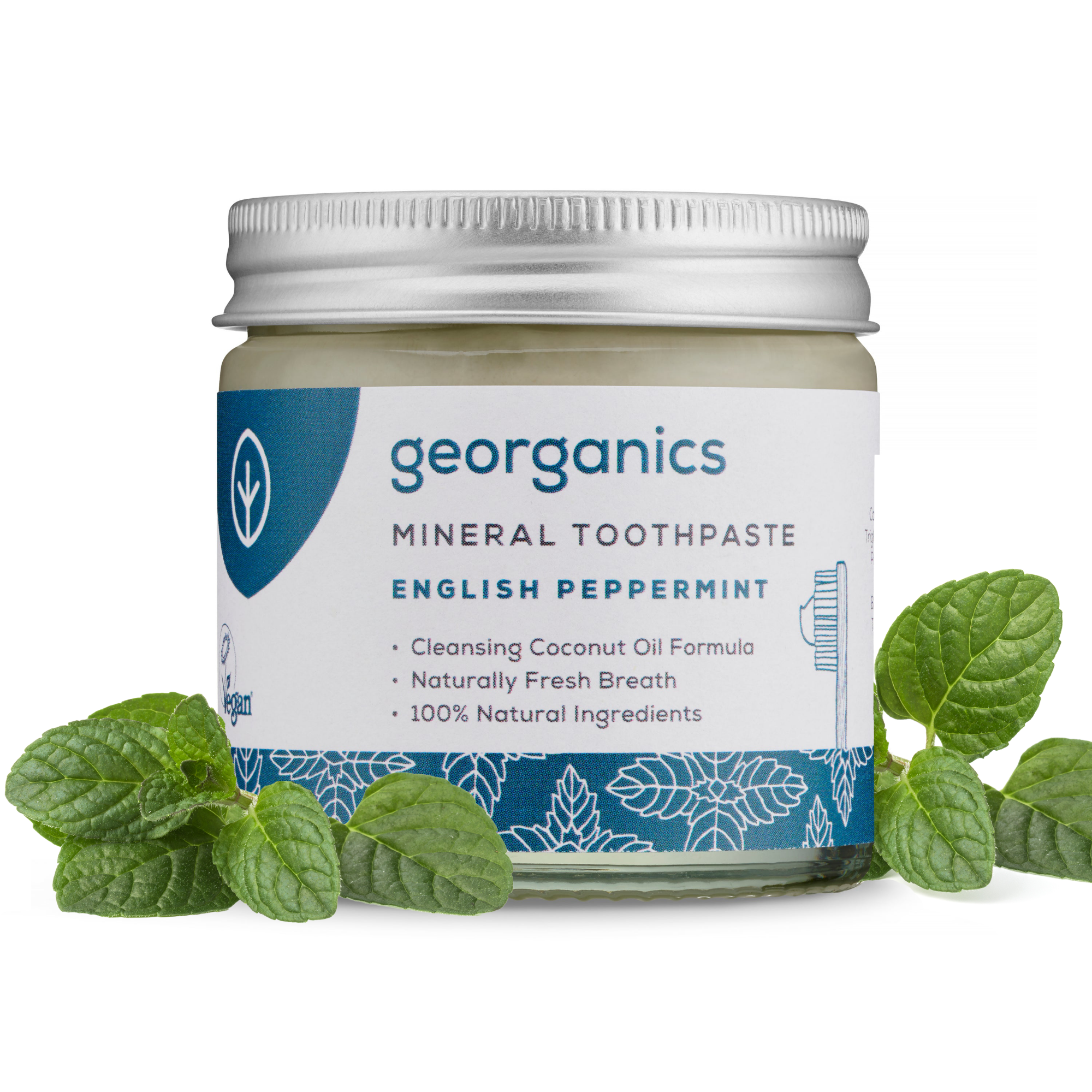 Georganics - Fluoride Free Toothpaste Rich In Minerals Peppermint 60ml