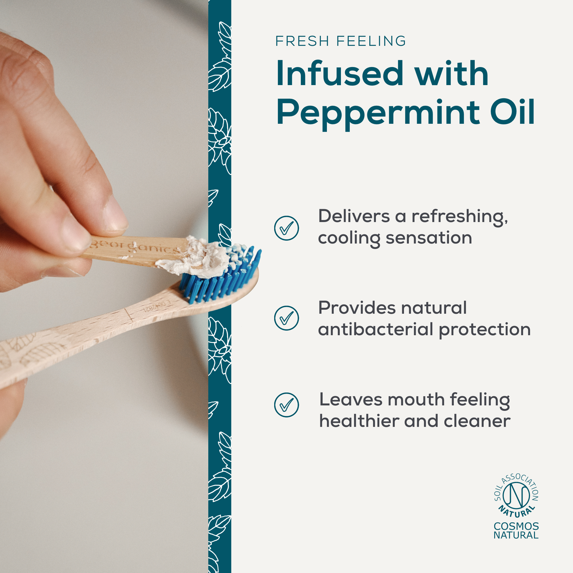 Georganics - Fluoride Free Toothpaste Rich In Minerals Peppermint 60ml