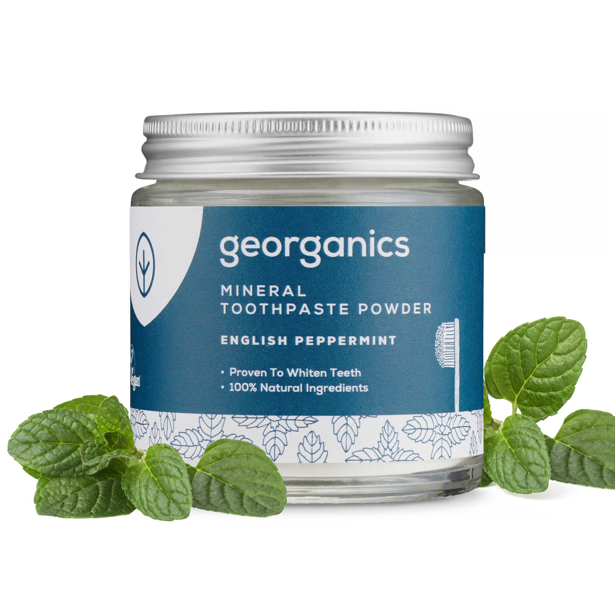 Georganics - Mineral Toothpaste Powder Peppermint 60ml