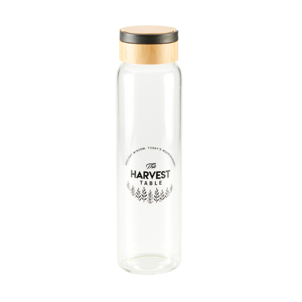 The Harvest Table - Water Bottle Glass 1l