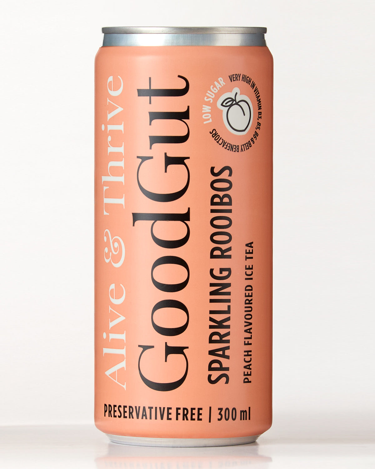 Good Gut - Probiotic Sparkling Ice Tea Peach 300ml