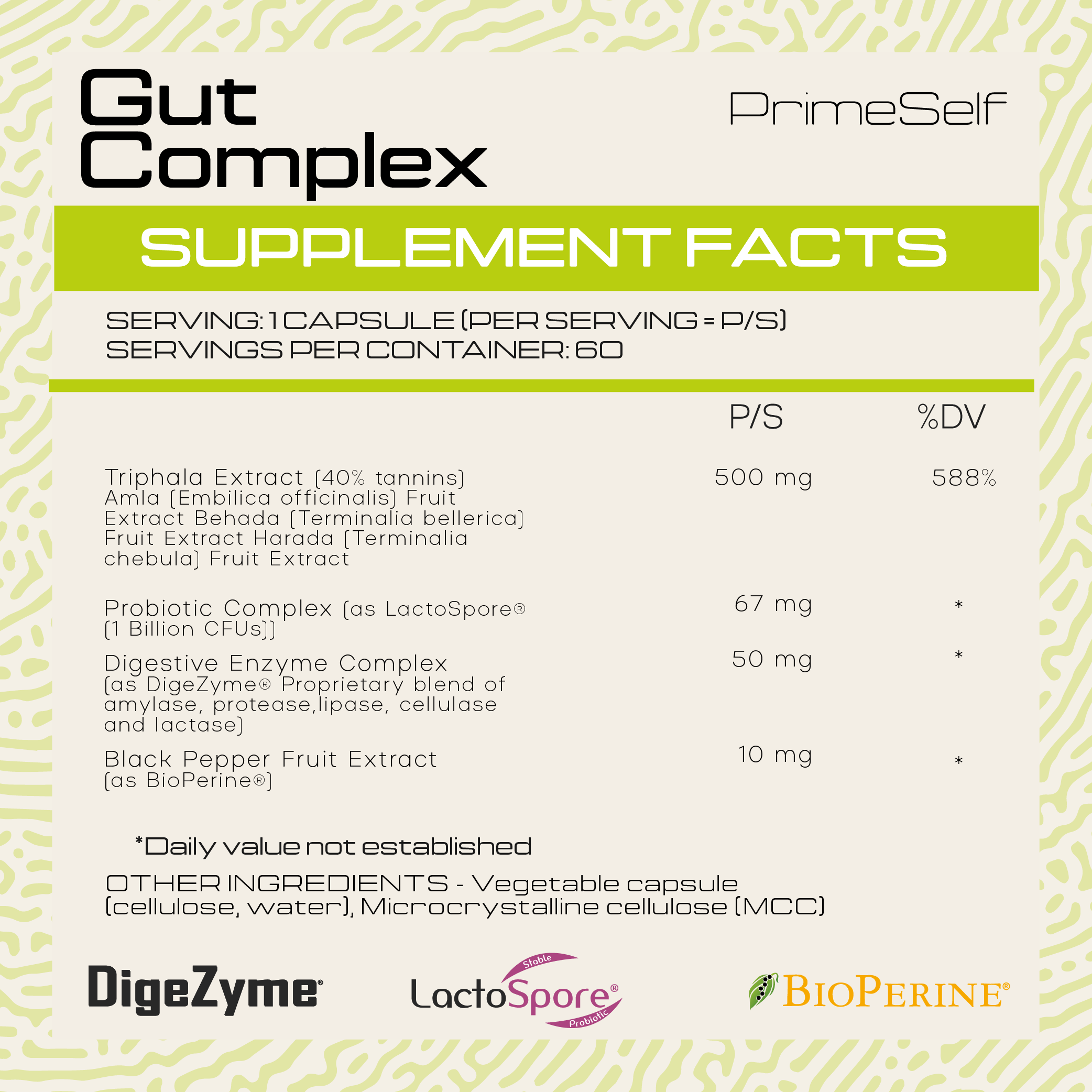 PrimeSelf - Gut Complex 60s