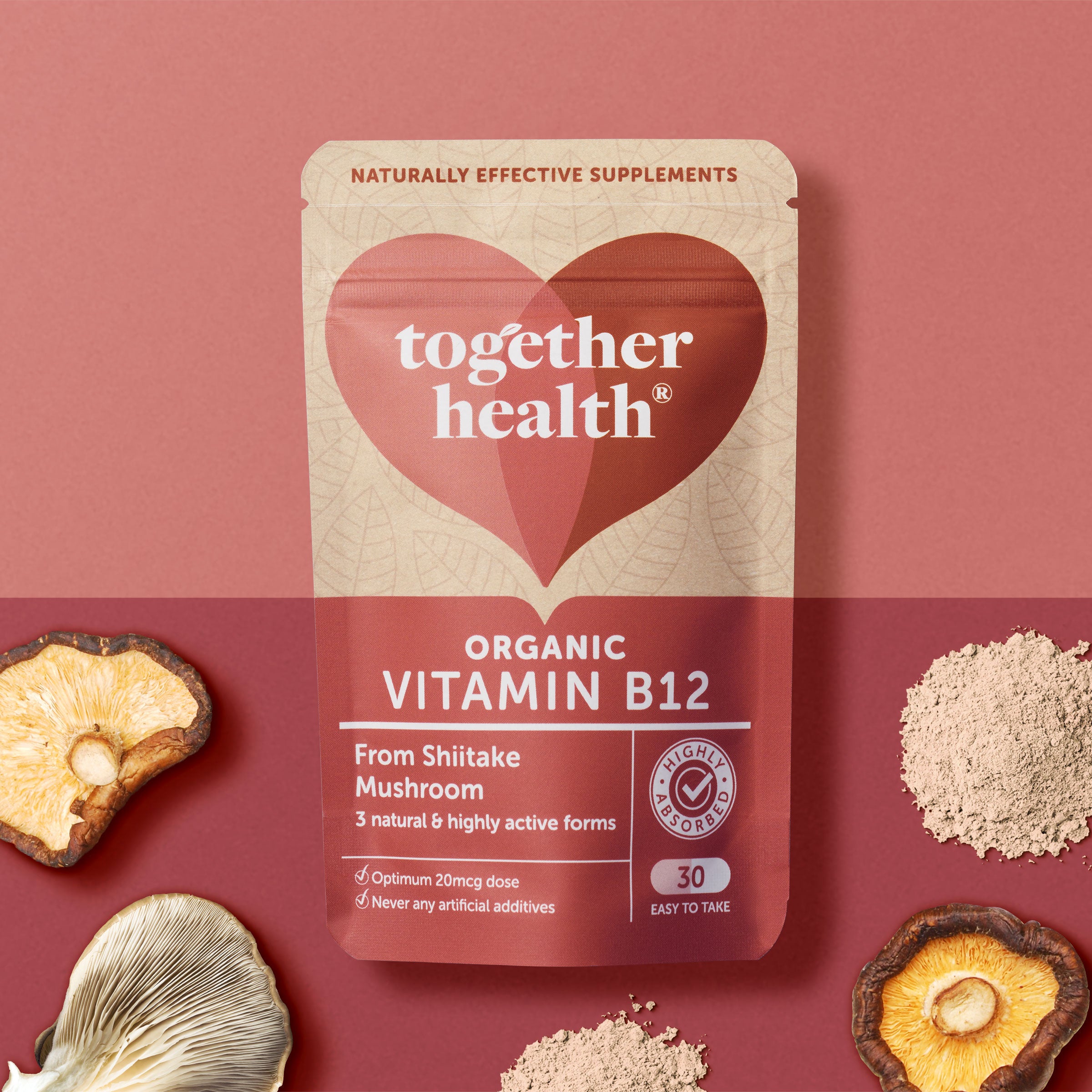 Together Health - Wholefood Organic Vitamin B12 30s