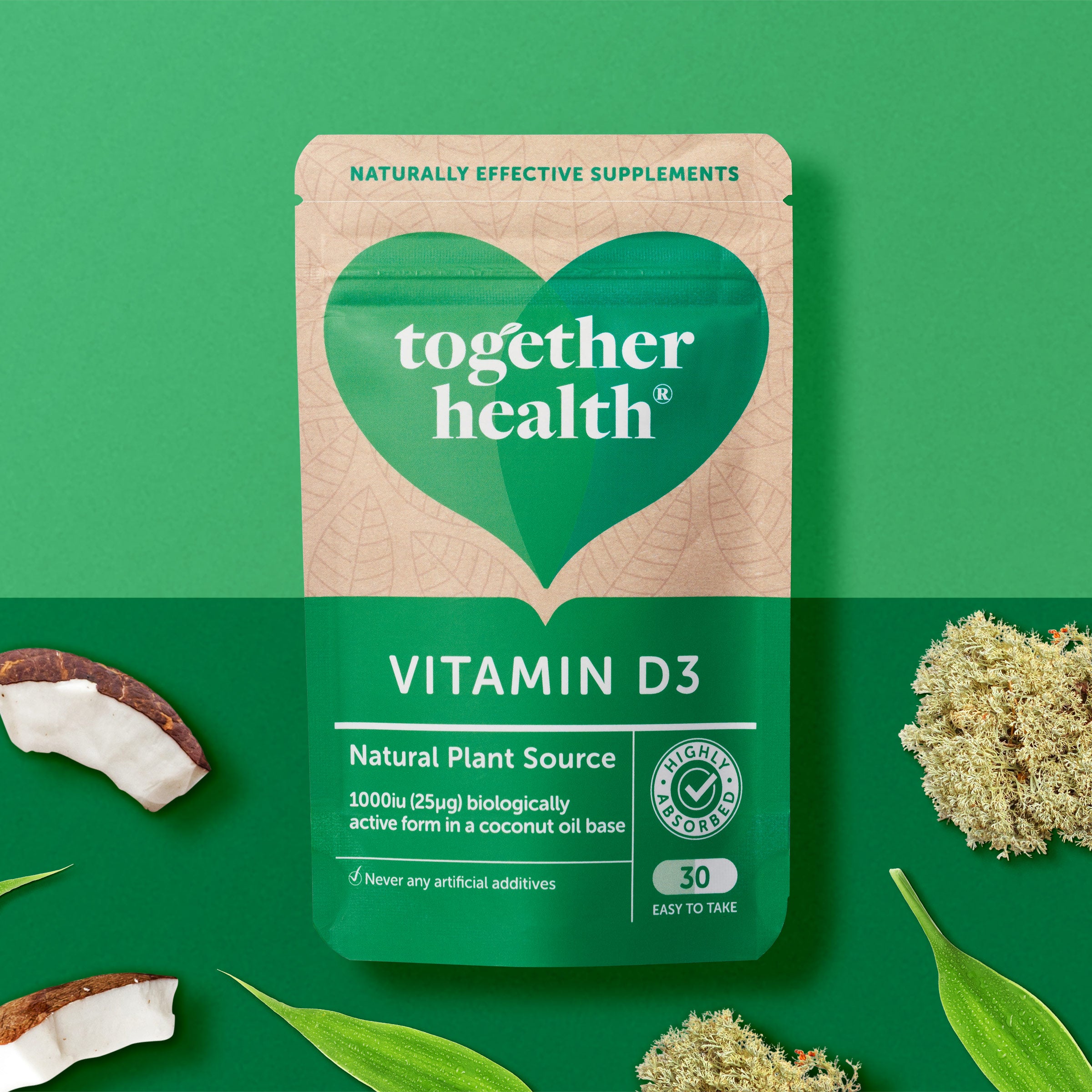 Together Health - Wholefood Vegan Vitamin D3 30s
