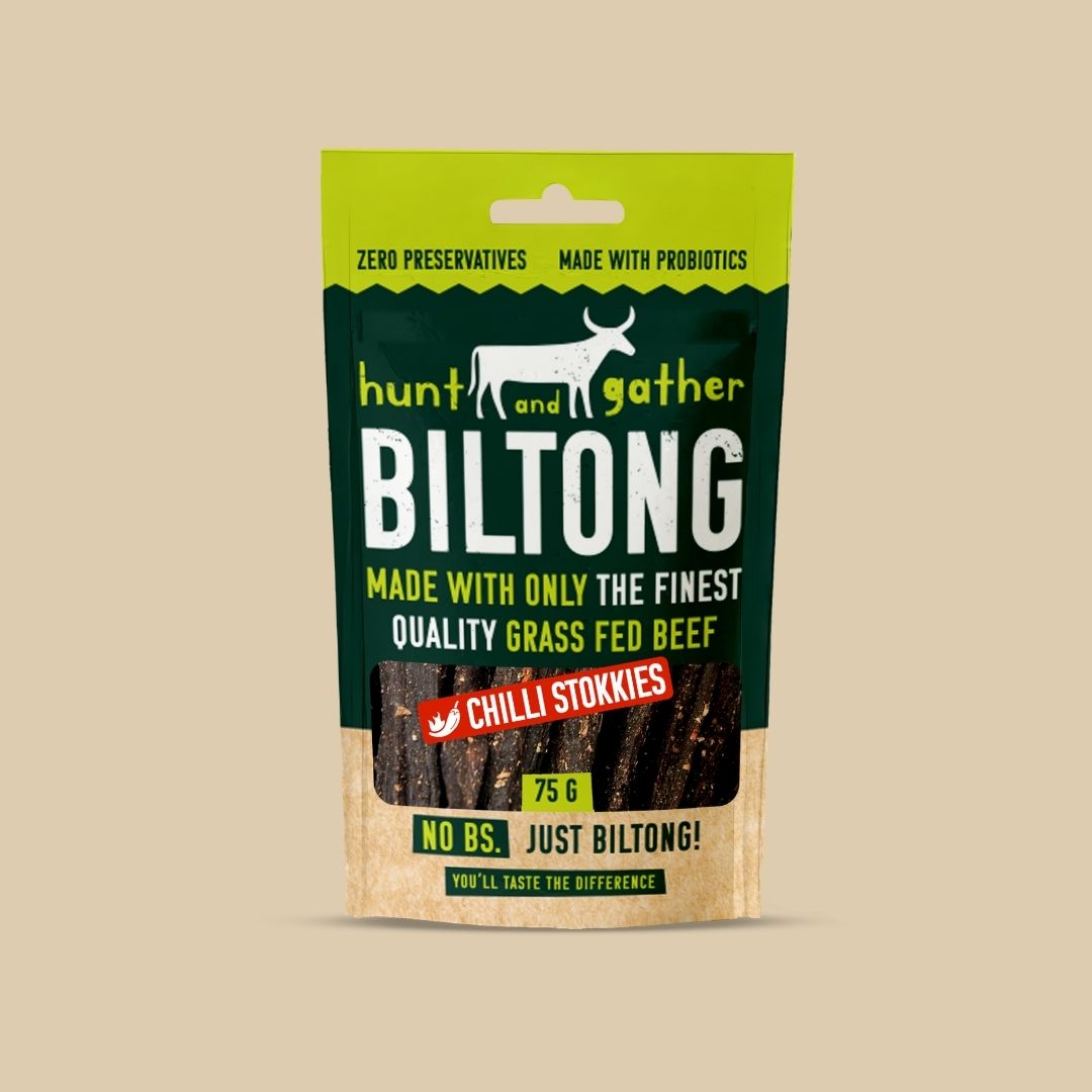 Hunt & Gather - Biltong Stokkies Chilli 75g