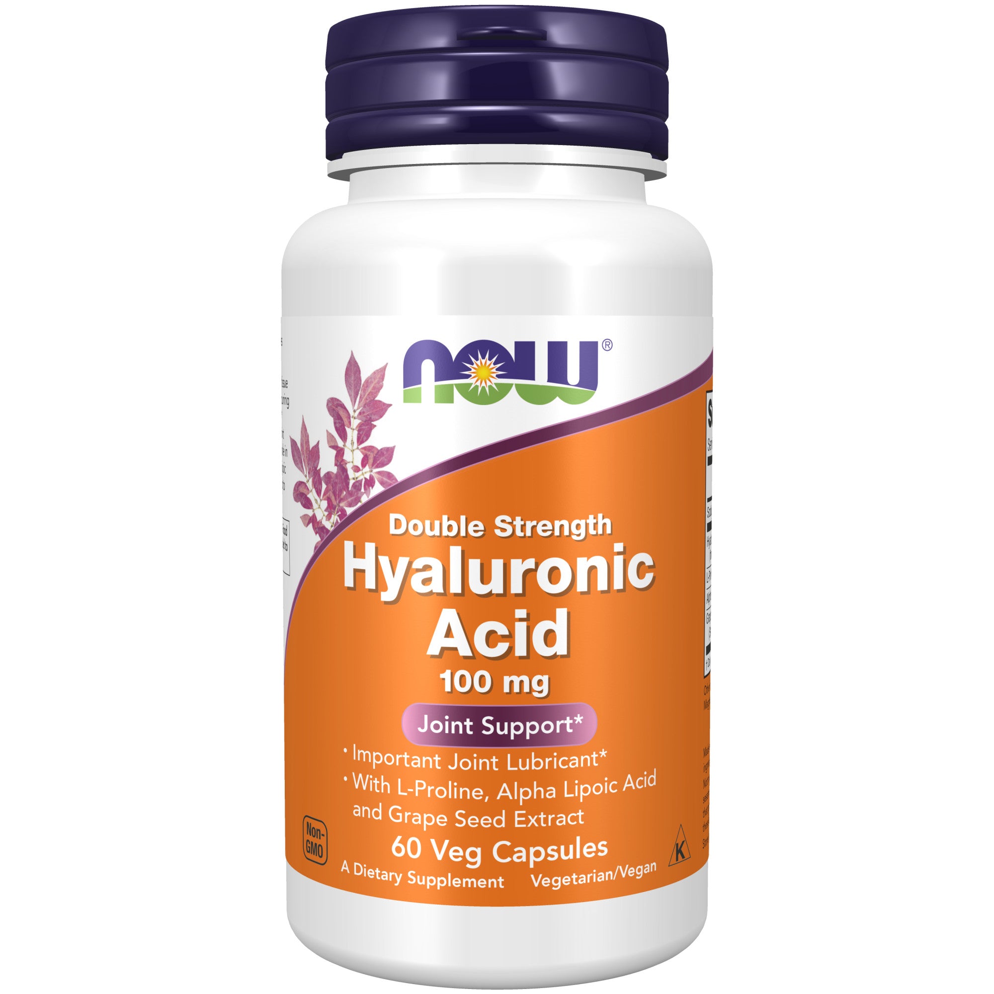 NOW - Hyaluronic Acid Double Strength 100mg 60s