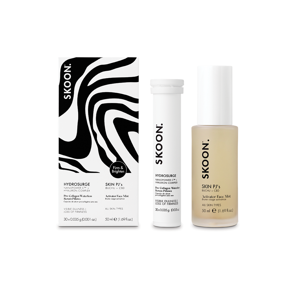 SKOON - Hydrosurge Pro-Collagen Waterless Serum Pillows 30s + Skin Pjs 50ml Set
