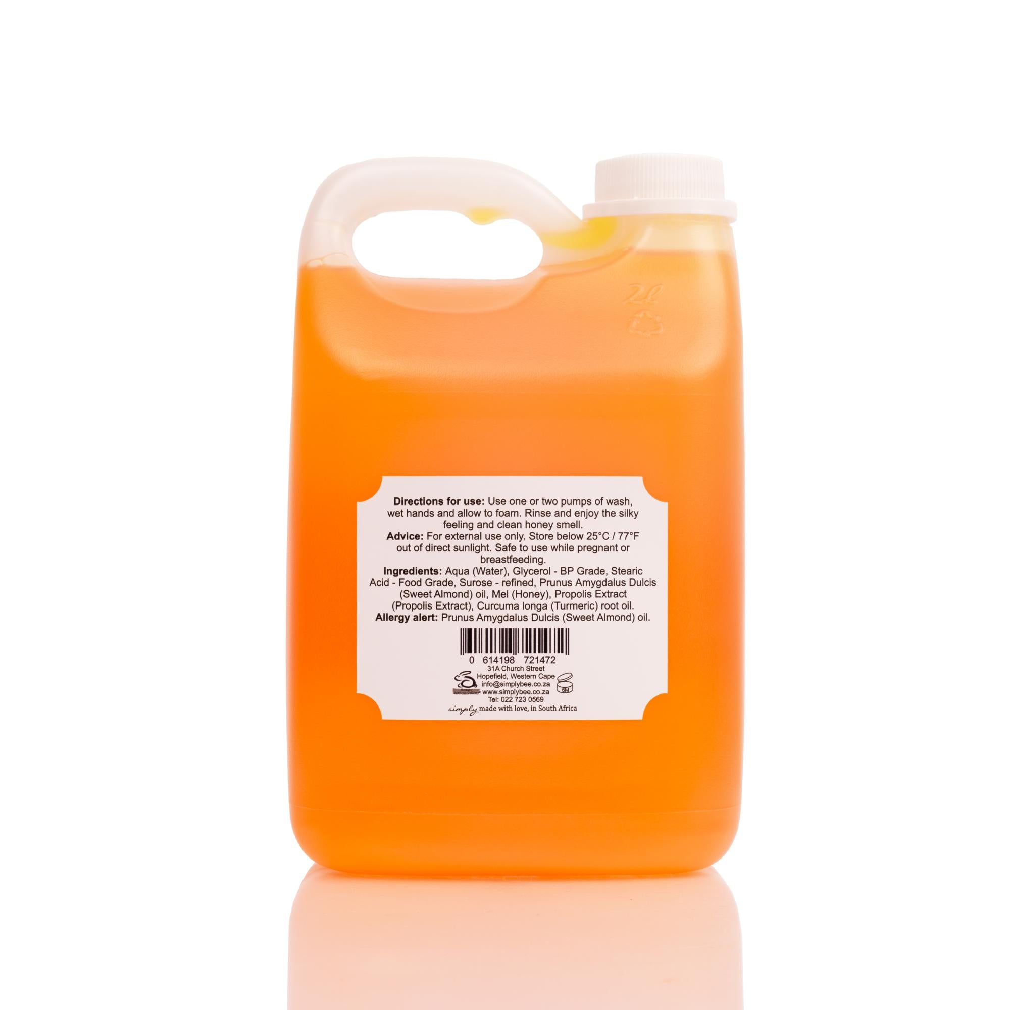 Simply Bee - Hand & Body Wash Fynbos Honey  2lt