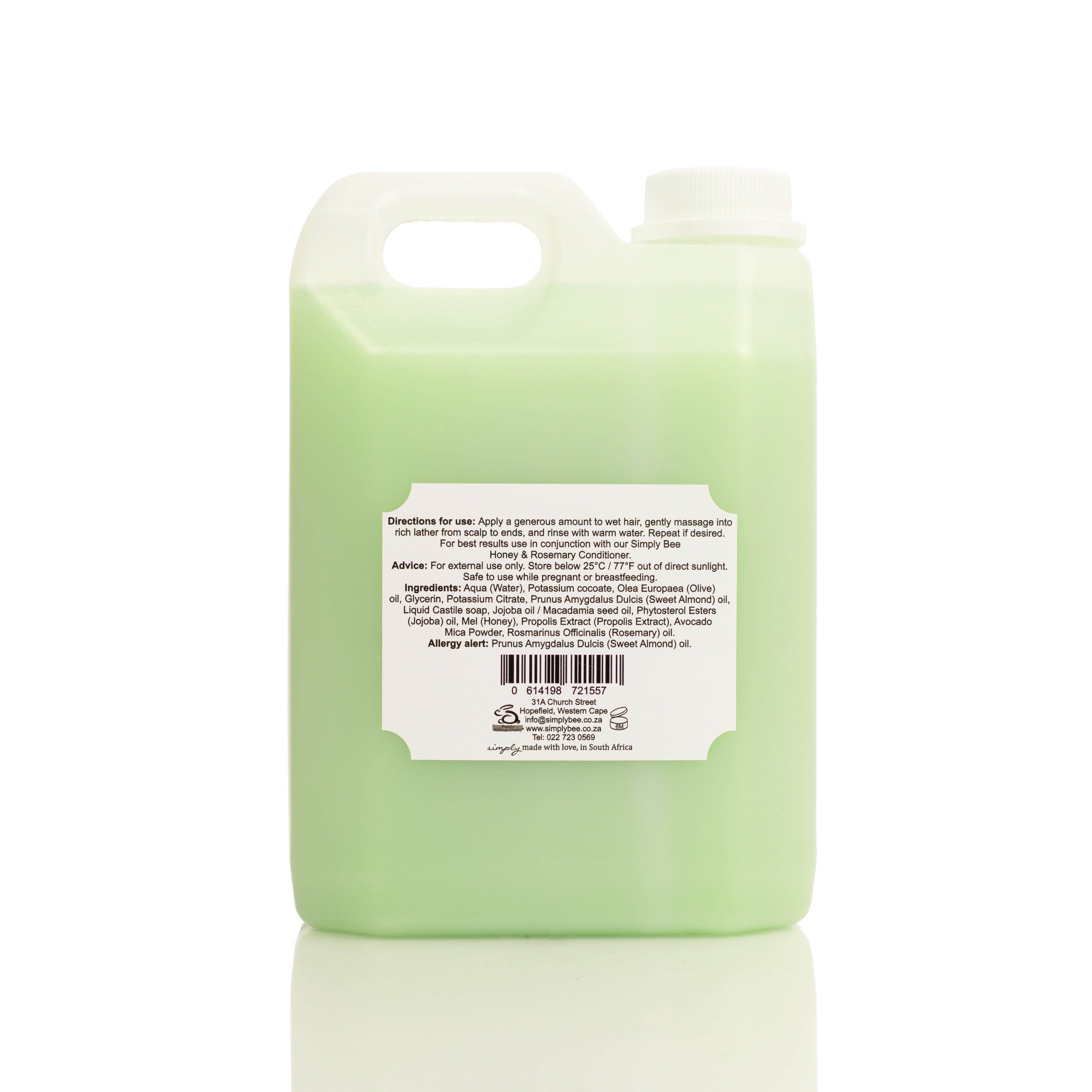 Simply Bee - Shampoo Honey & Rosemary 2lt
