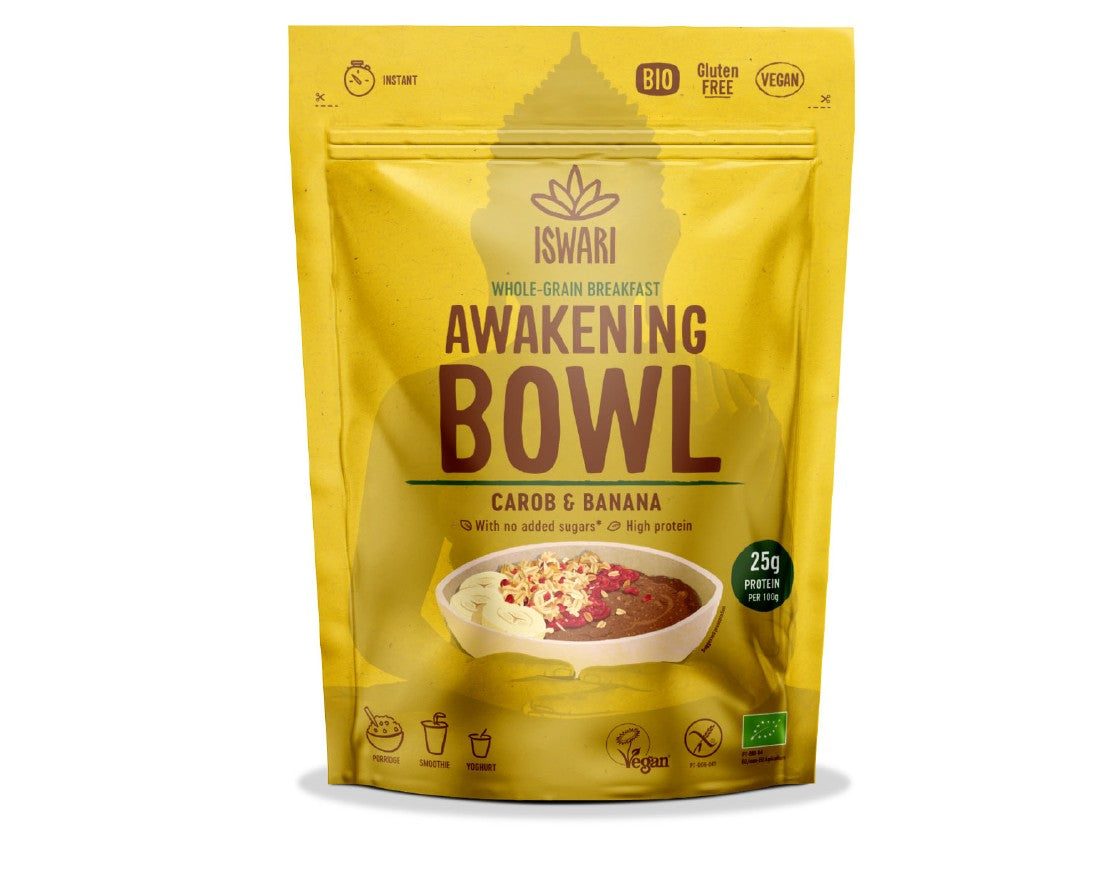 Iswari - Awakening Bowl Carob & Banana 360g