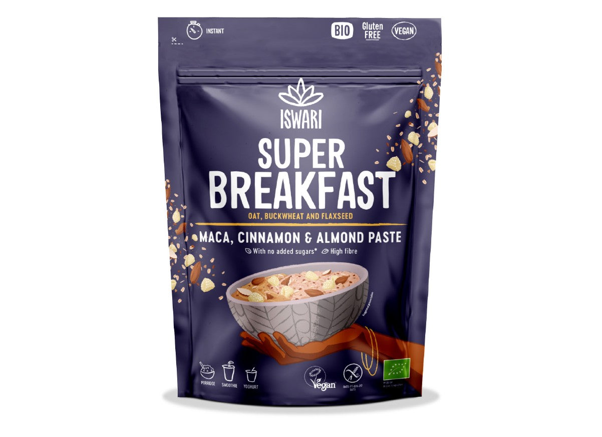 Iswari - Super Breakfast Maca, Cinnamon & Almond 360g