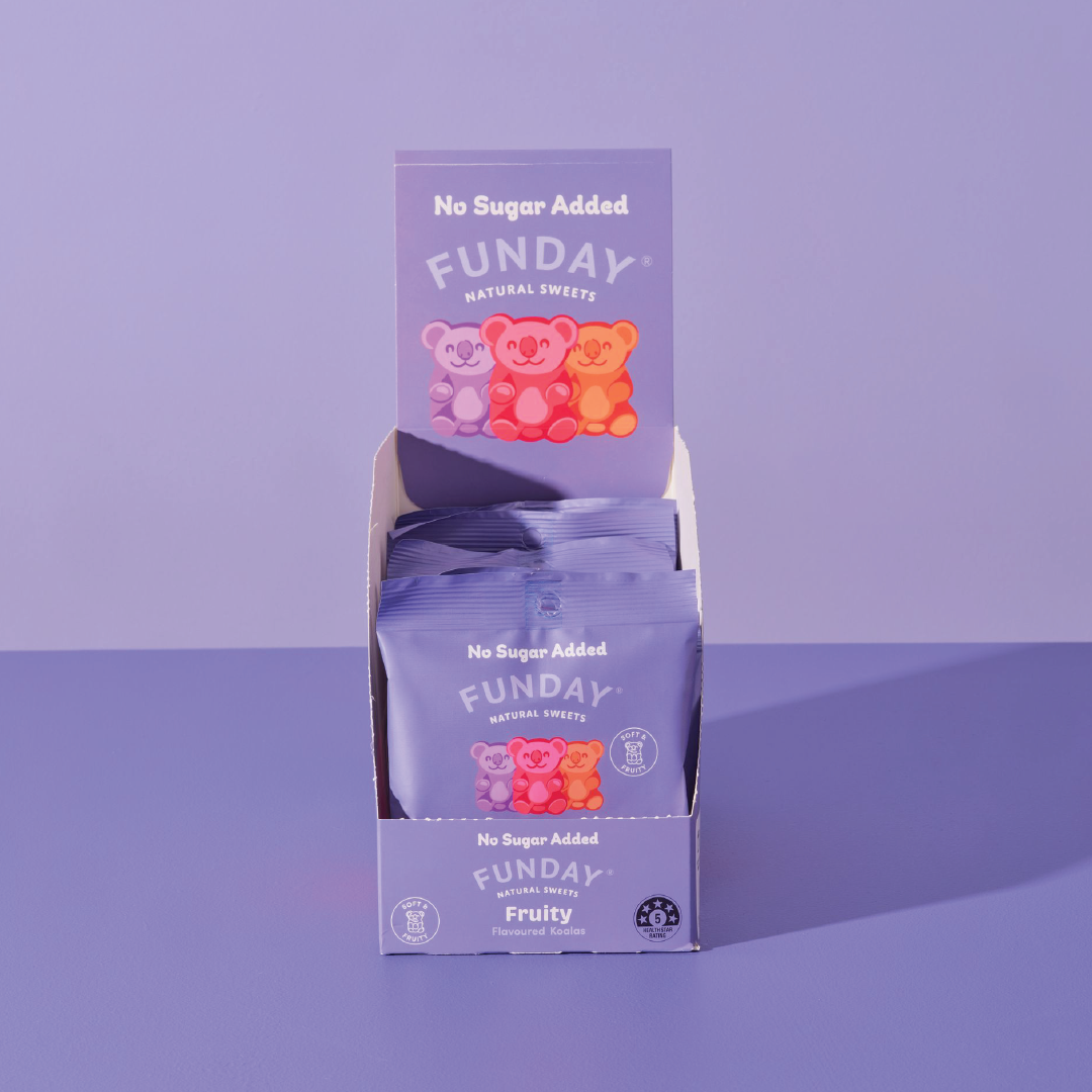 FUNDAY - Gummy Koalas Vegan No Added Sugar 50g