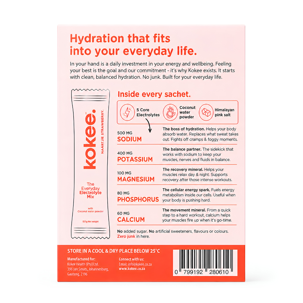 Kokee - Everyday Electrolyte Mix Naartjie Strawberry 20s
