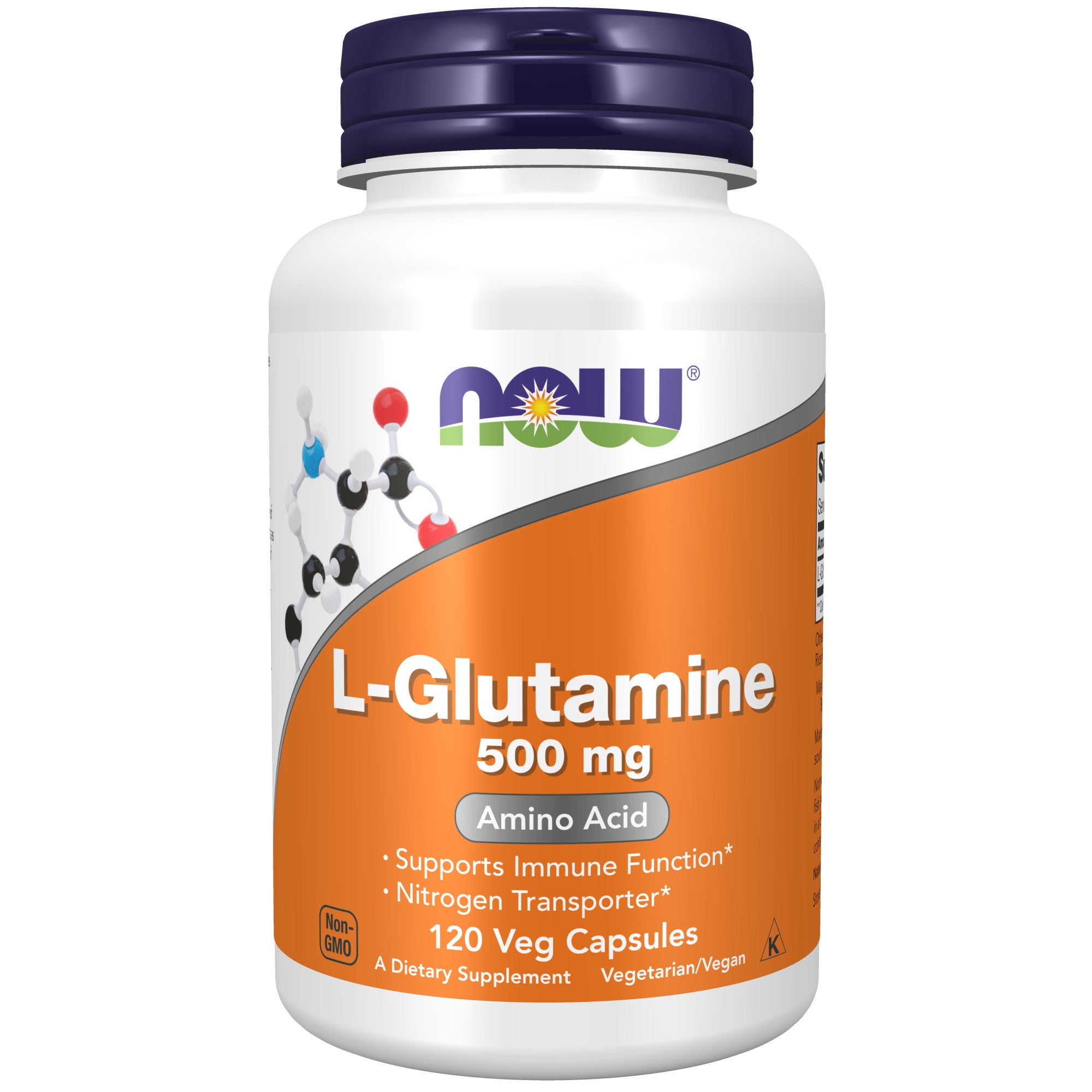 NOW - L-Glutamine 500mg 120s