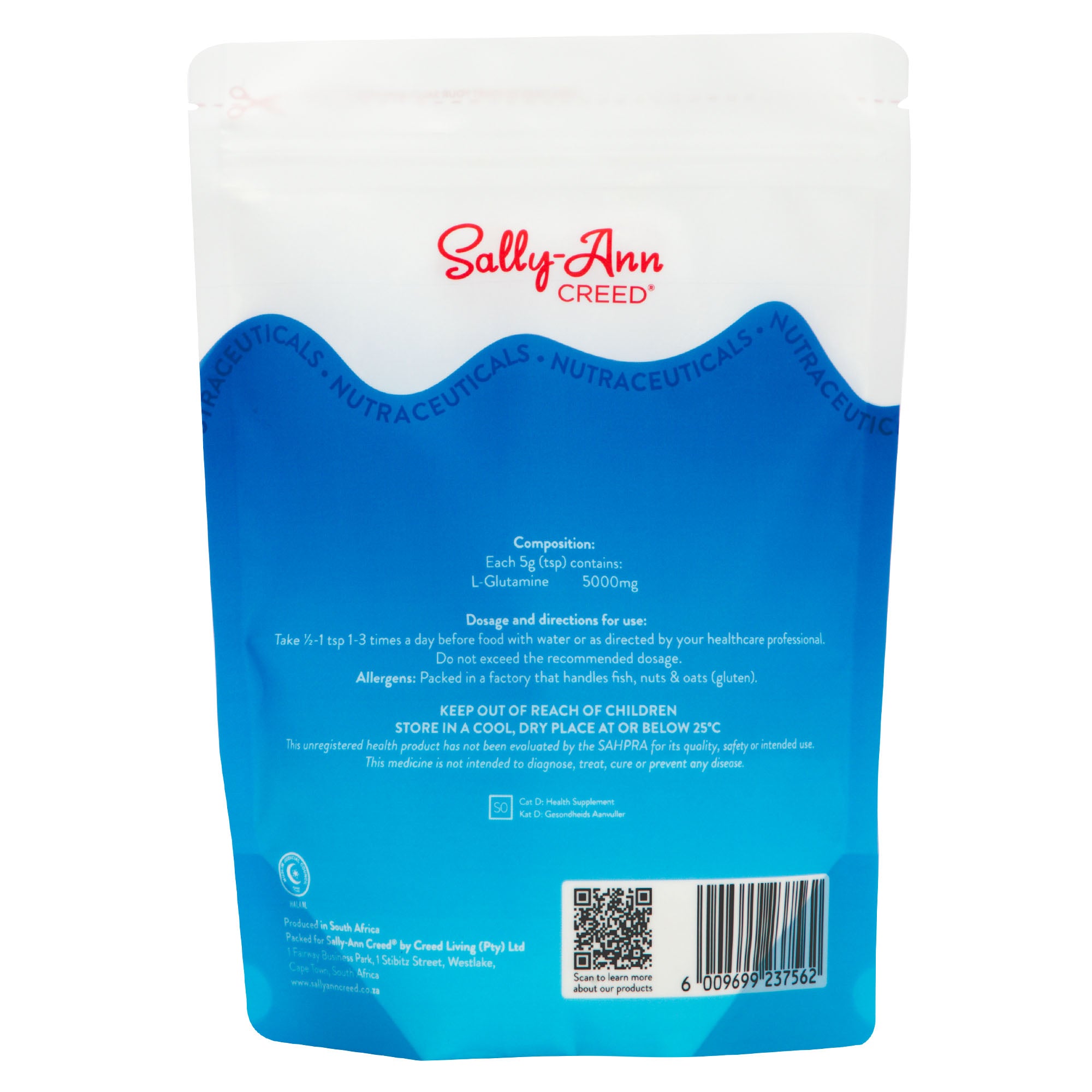 Sally-Ann Creed - Glutamine Powder 500g