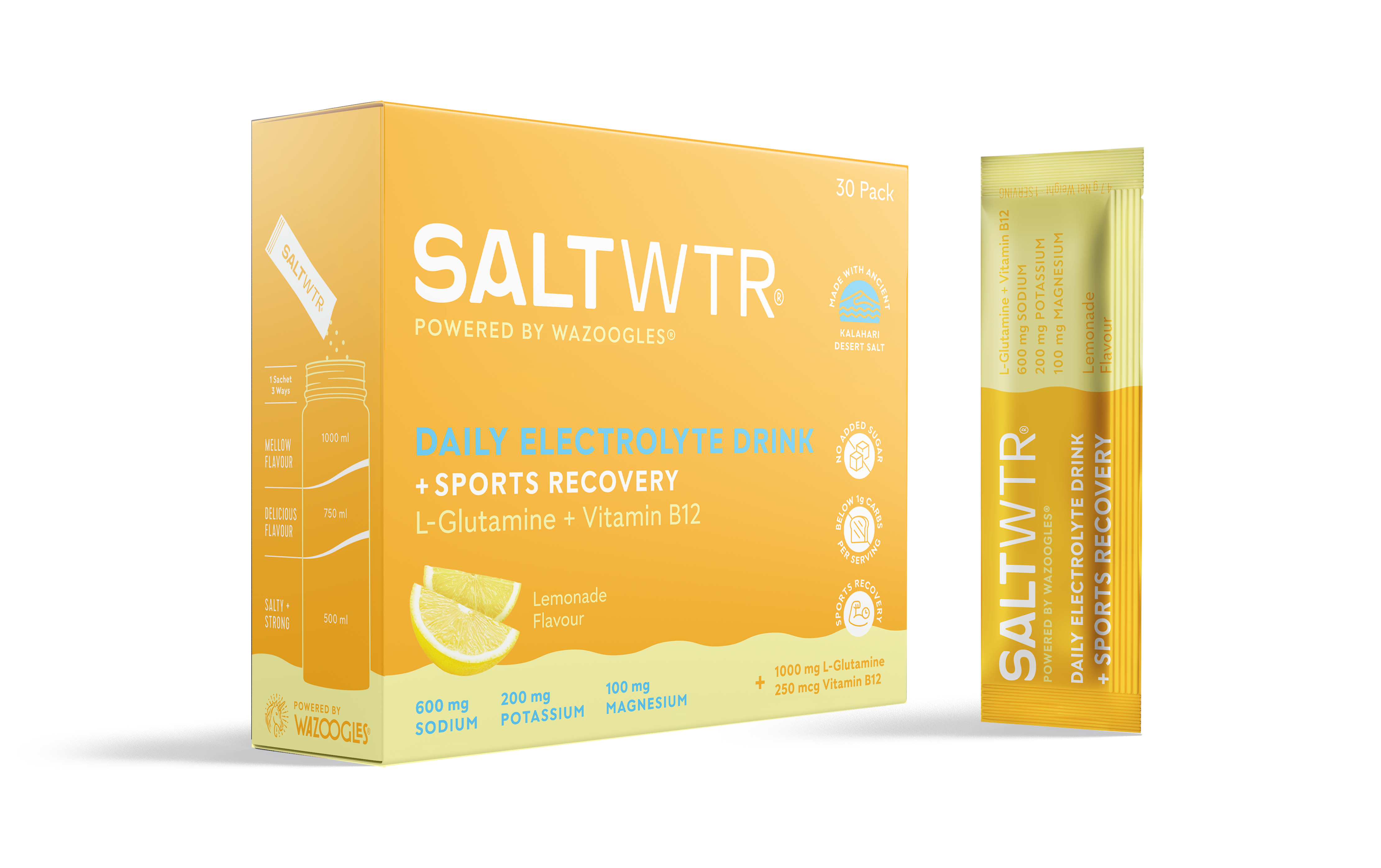 SALTWTR - Electrolytes Lemonade Pack Sports Recovery 30s