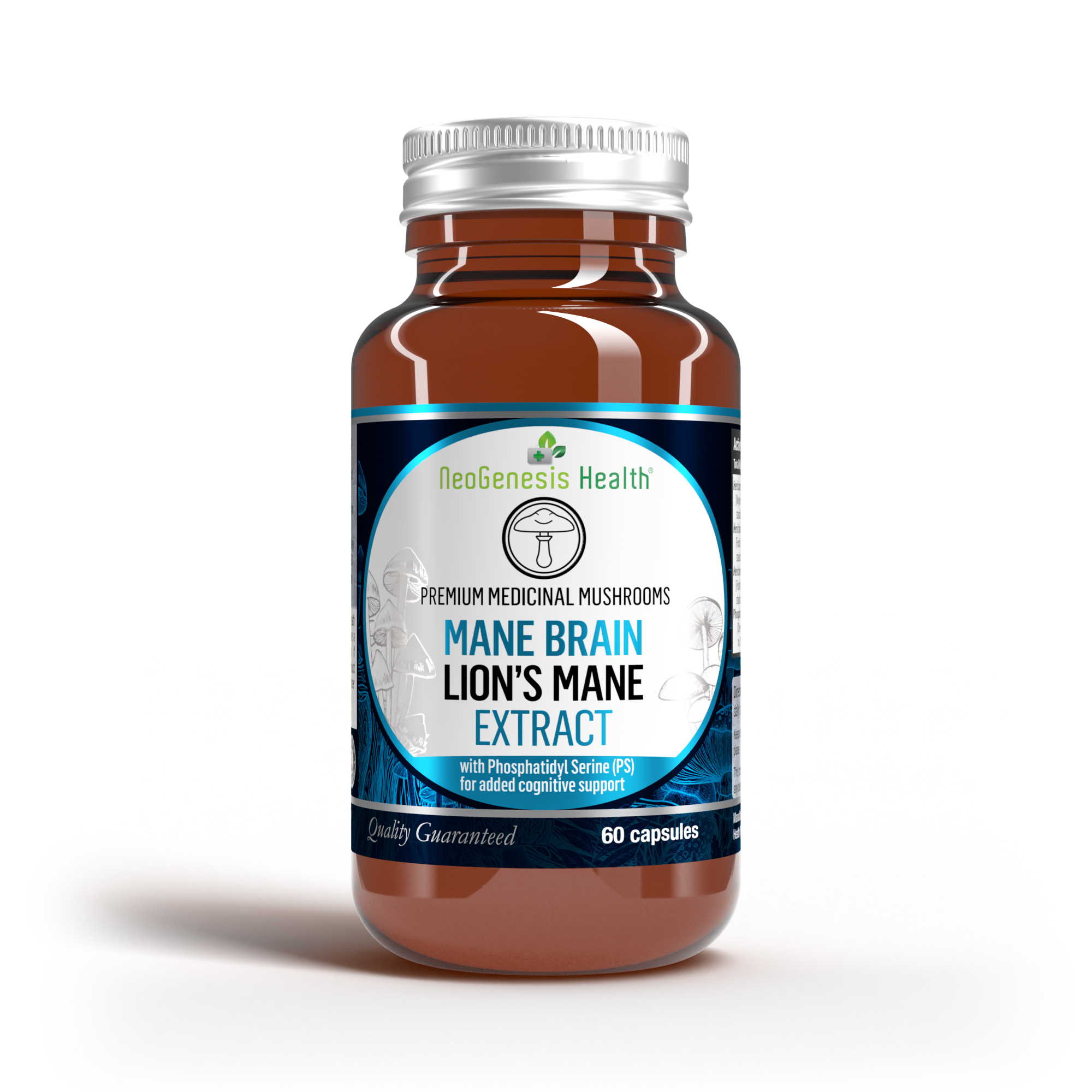 NeoGenesis -  Mane Brain Lion's Mane With Phosphatidyl Serine 60s