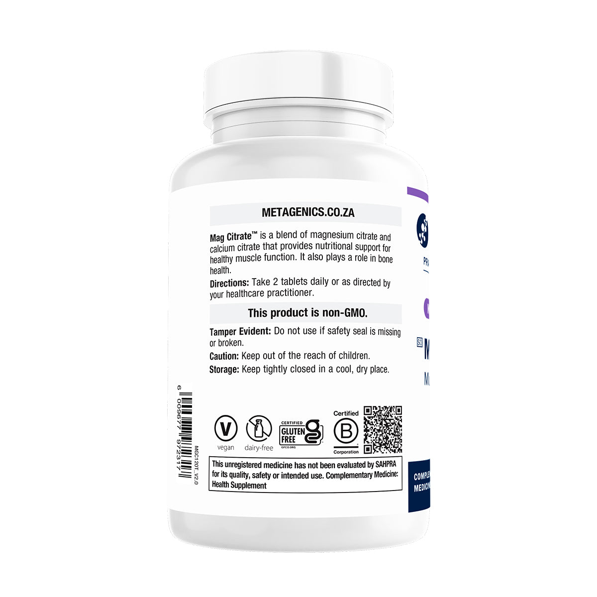 Metagenics - Mag Citrate 120s