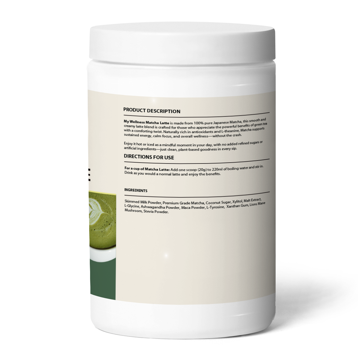 My Wellness - Green Tea Matcha Latte 400g