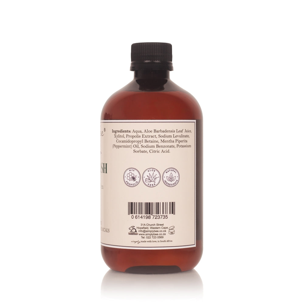 Simply Bee - Mouthwash Peppermint & Aloe 500ml