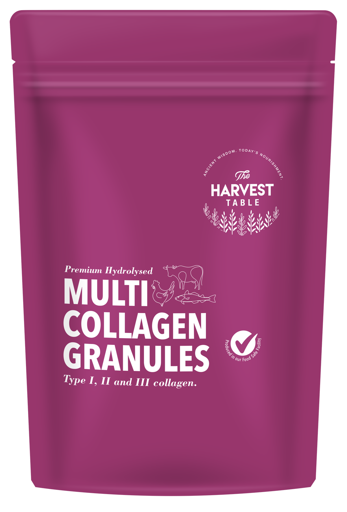 The Harvest Table - Multi Collagen Granules 700g Pouch
