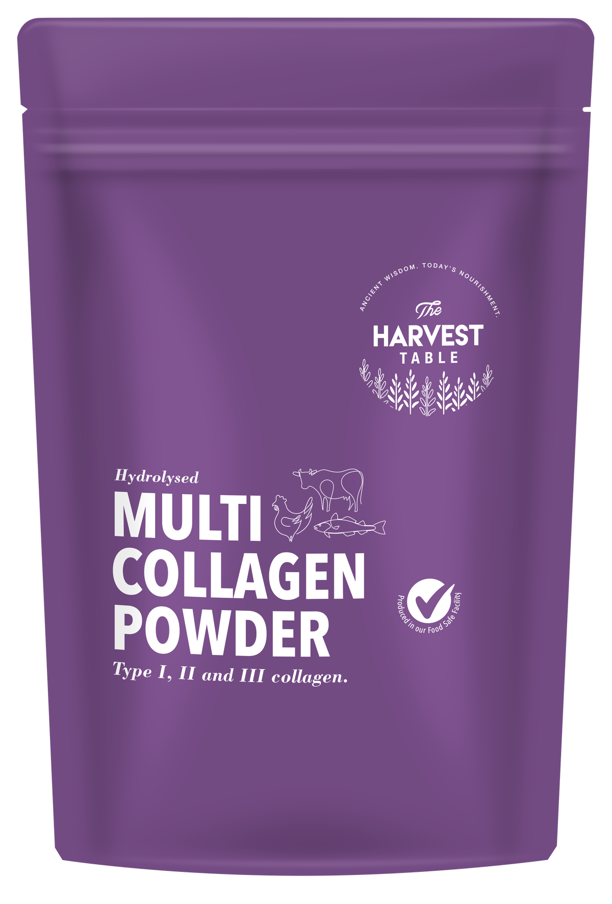 The Harvest Table - Multi Collagen Powder 450g Pouch