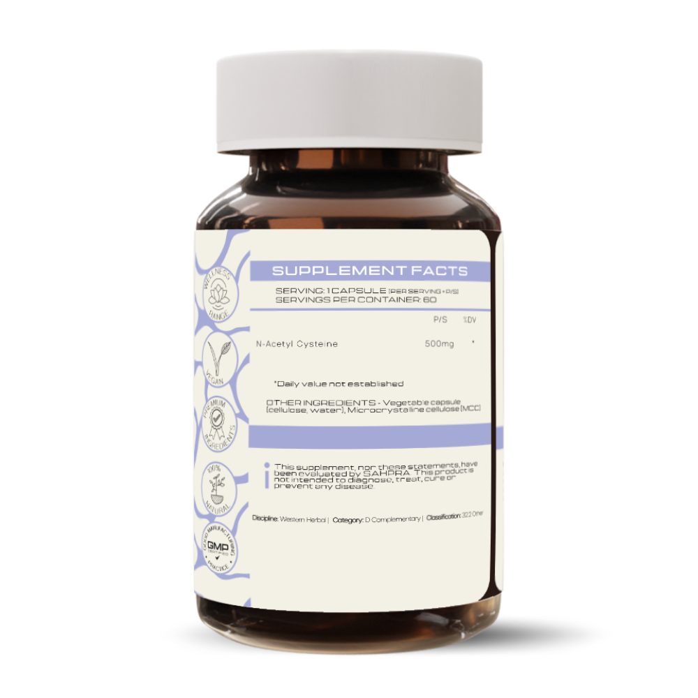PrimeSelf - NAC (N-Acetyl-Cysteine) 60s