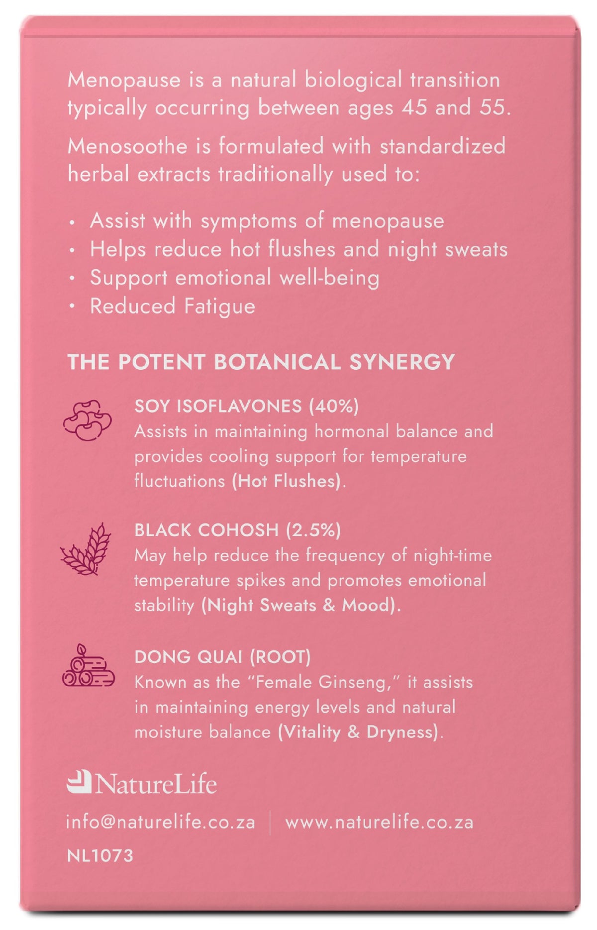 NatureLife - MenoSoothe Menopause Support 60s